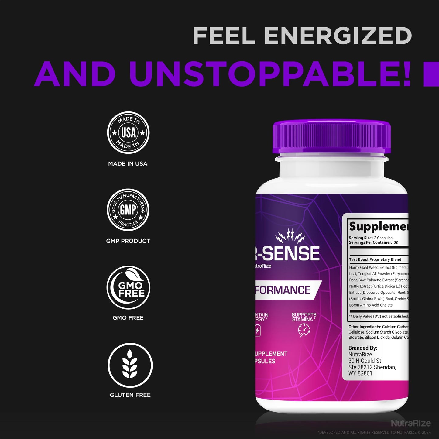 NutraRize Spider-Sense Capsules, 60 Capsules