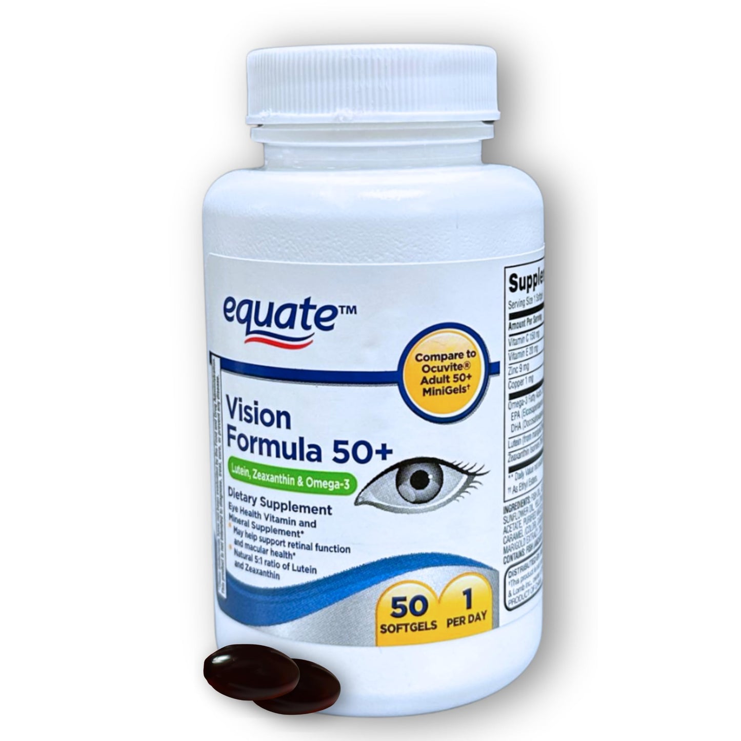 FUSION SHOP STORE Vision Formula 50 Plus Softgel, 50 Count