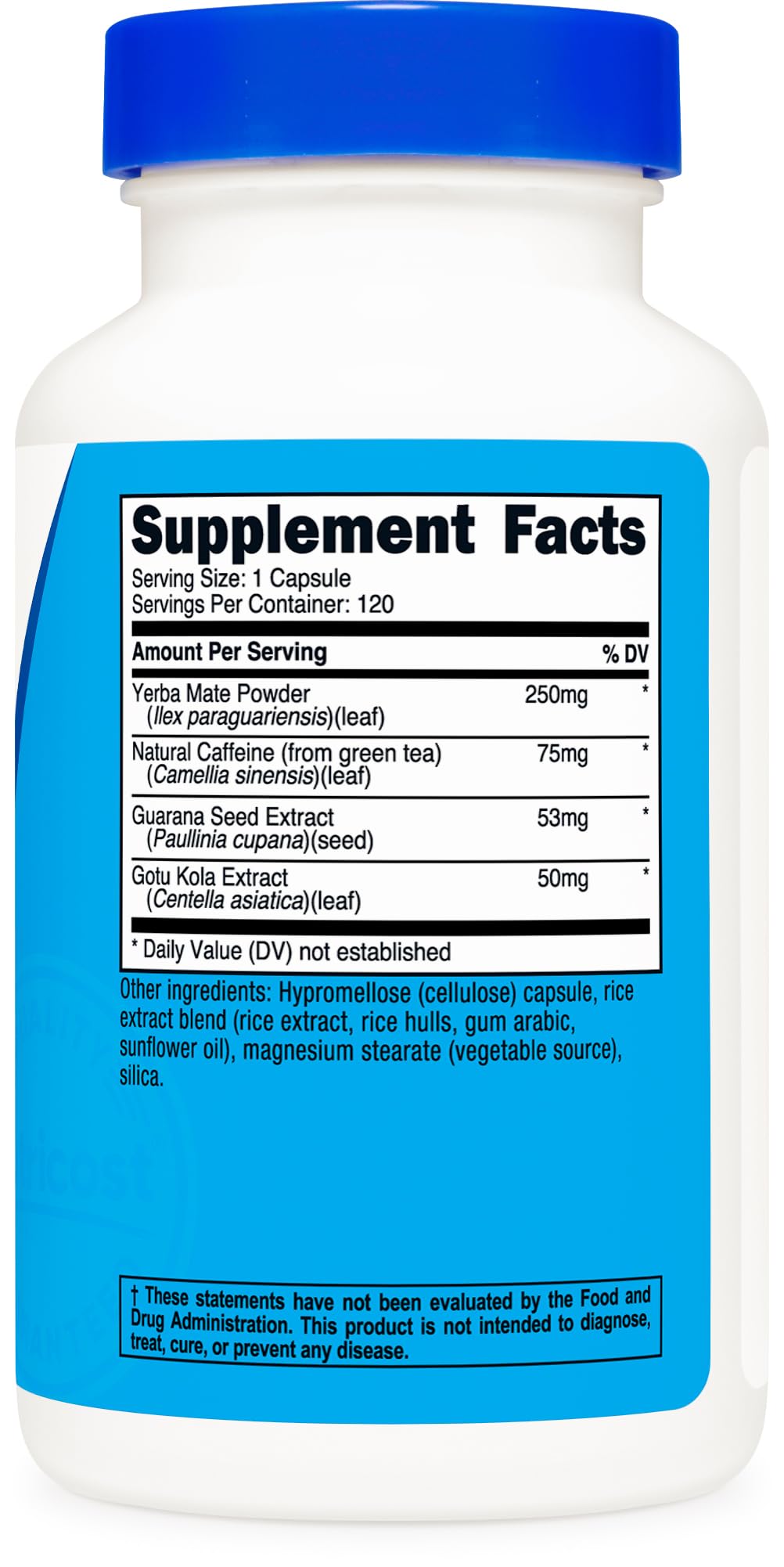 Nutricost Natural Energy Pills Complex Capsules, 120 Count