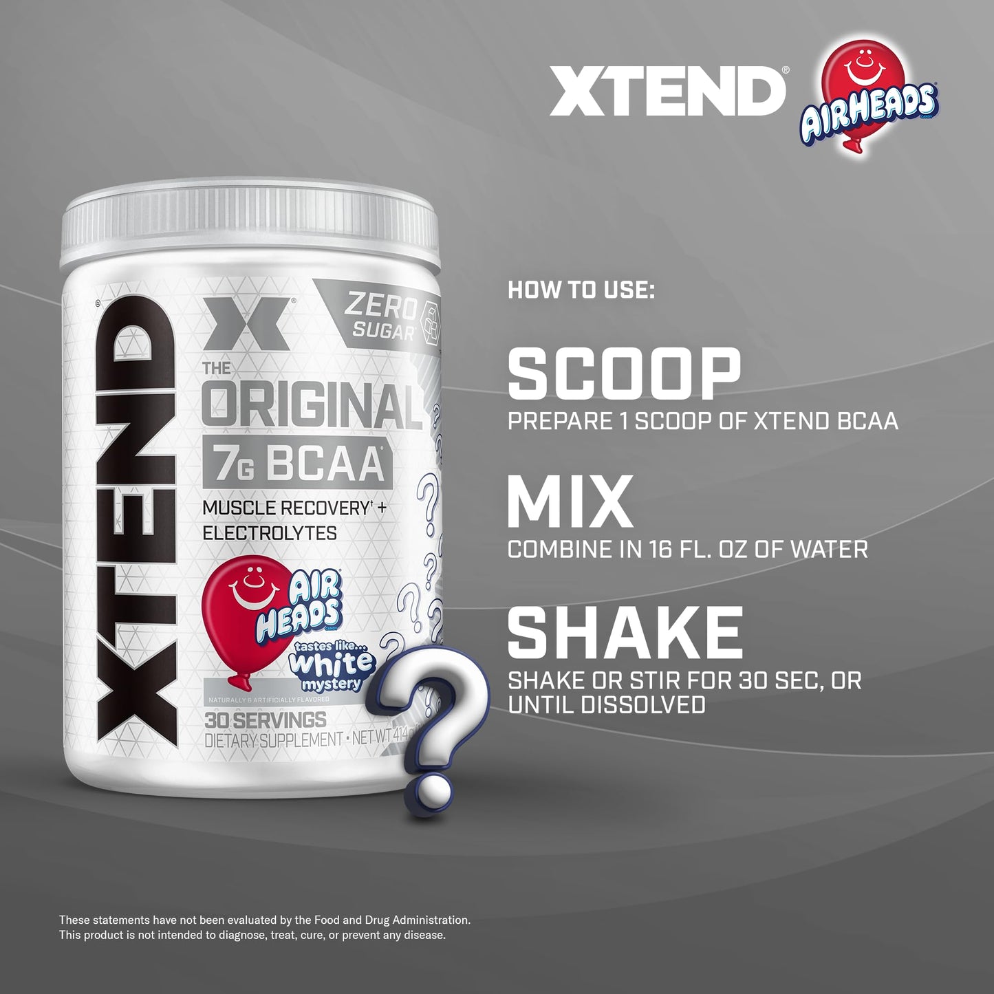 Xtend XTEND Original BCAA Powder, Airheads Candy Flavor, 14 oz