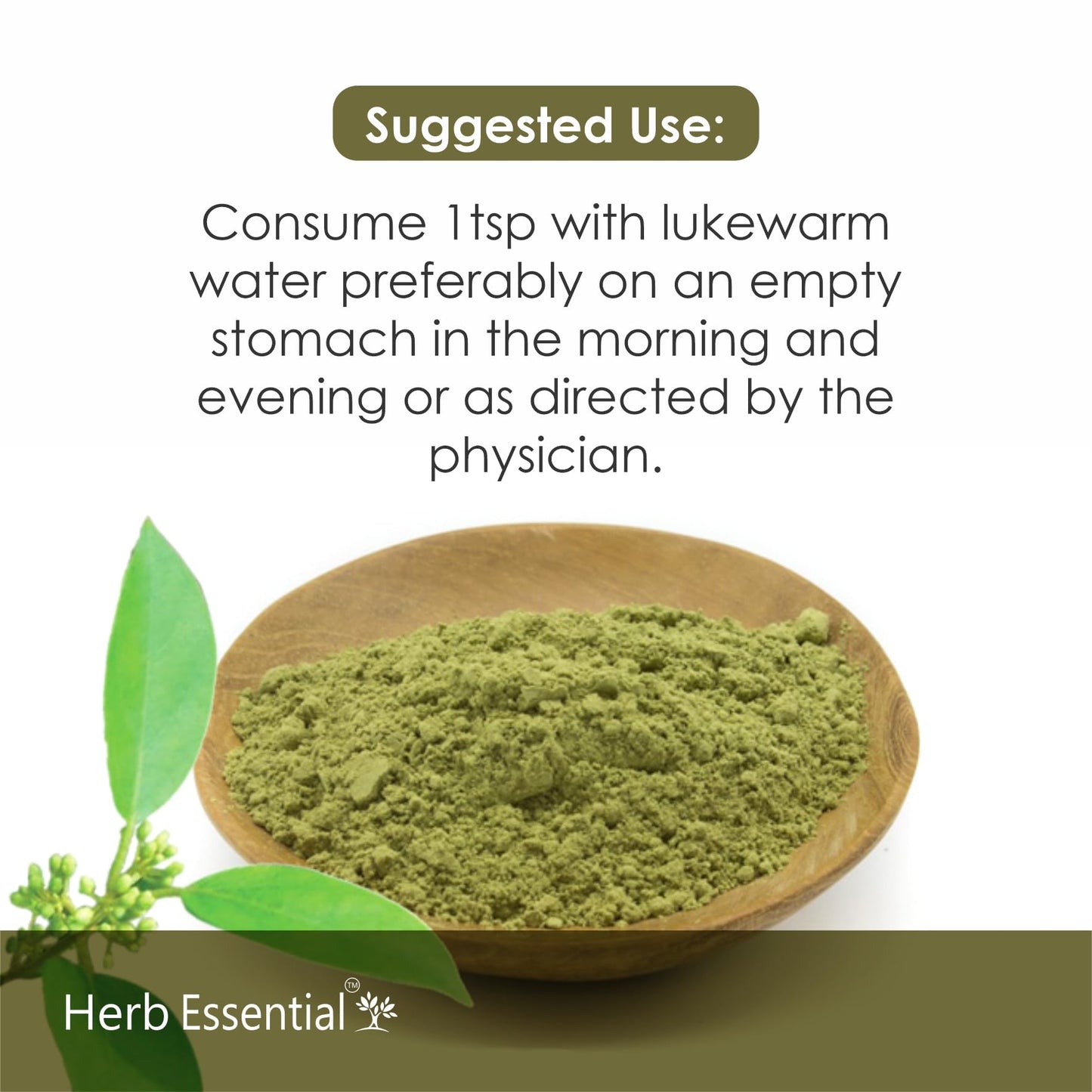 Herb Essential 100% Organic Gudmar Gymnema Leaf Powder 3.52 oz