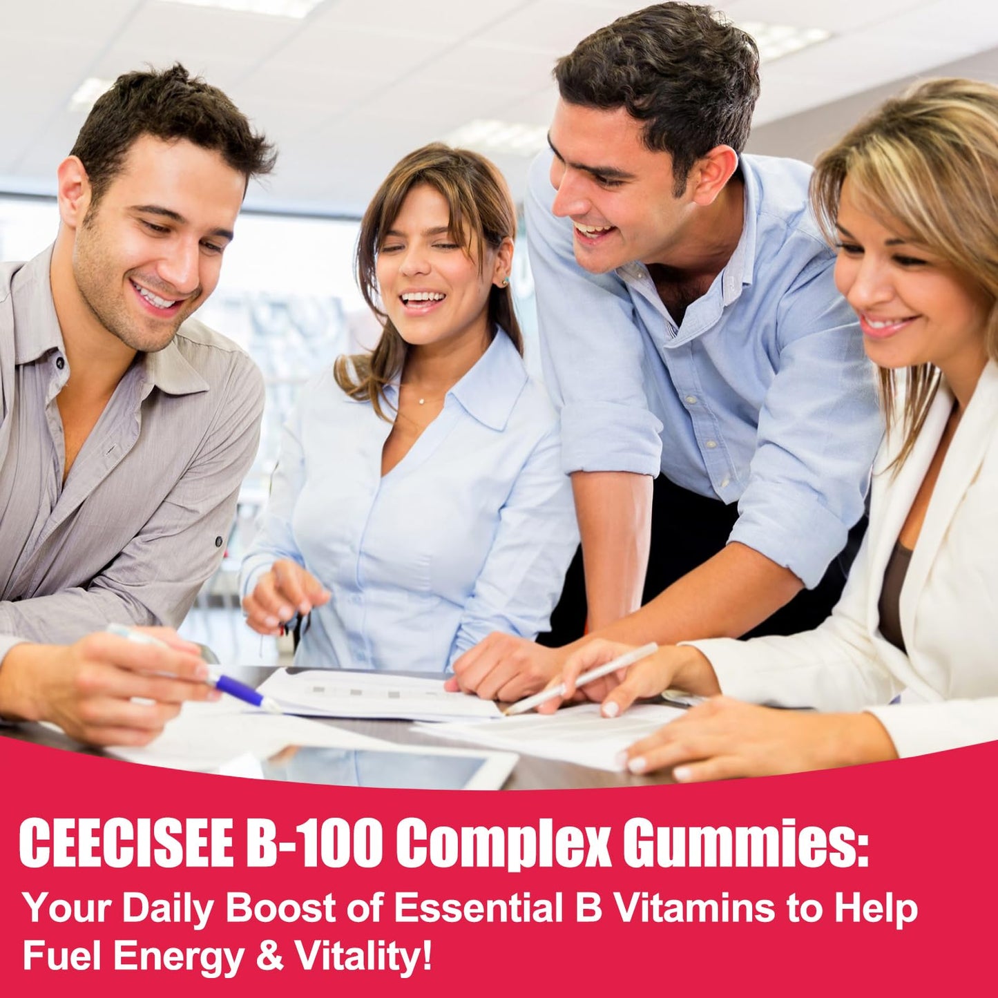 Fajeckma Vitamin B-100 Complex Gummies, 120 Count