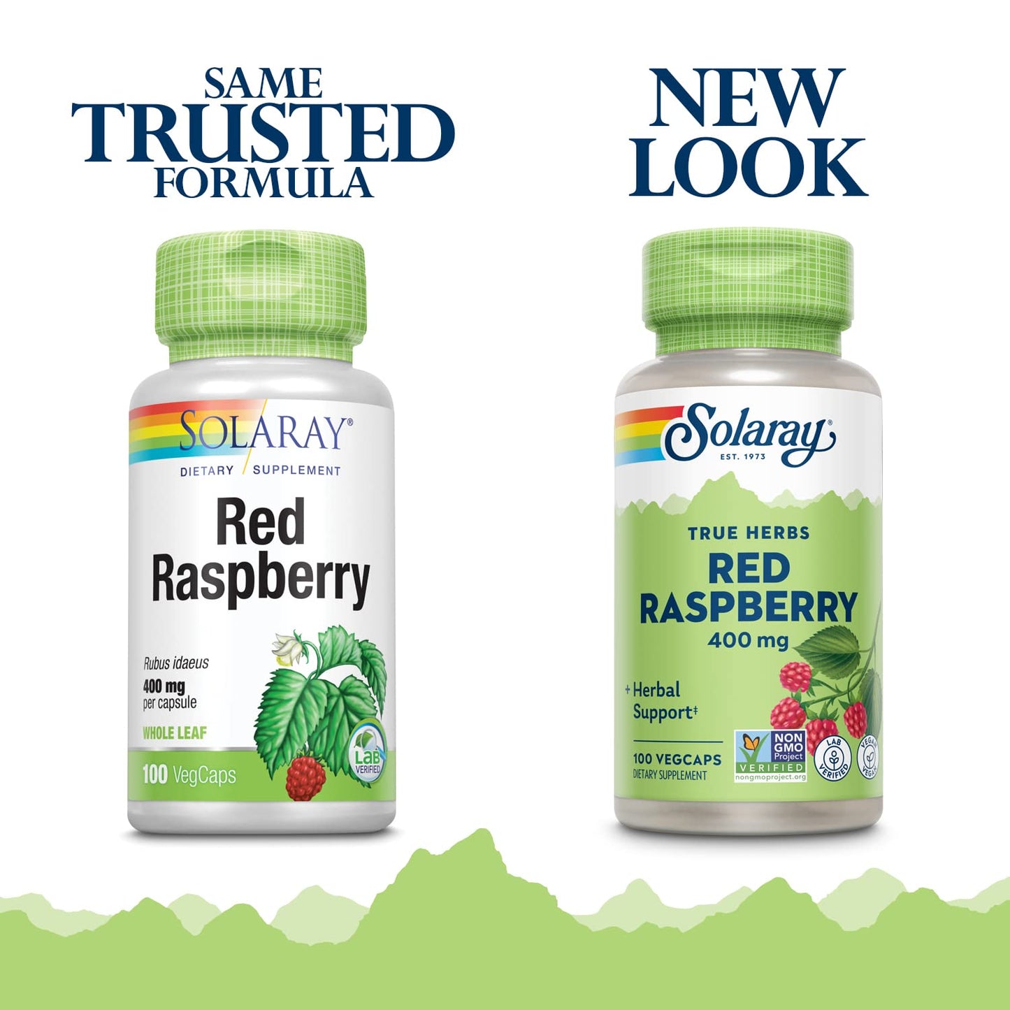 Solaray Red Raspberry Leaf Supplement Capsule 100 Count