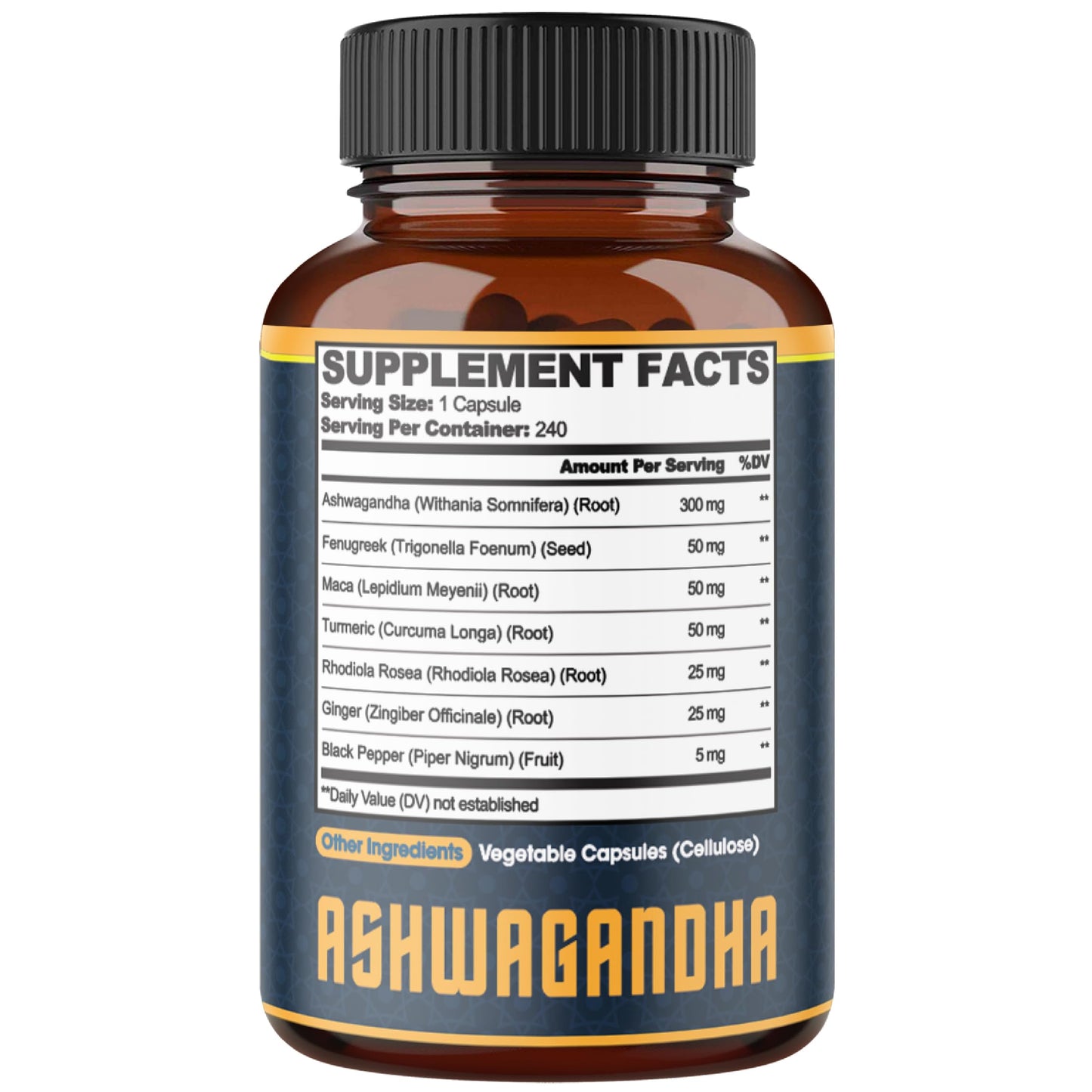 Agobi 7in1 Mood, Strength, Spirit and Energy Support Capsules, 240 Count