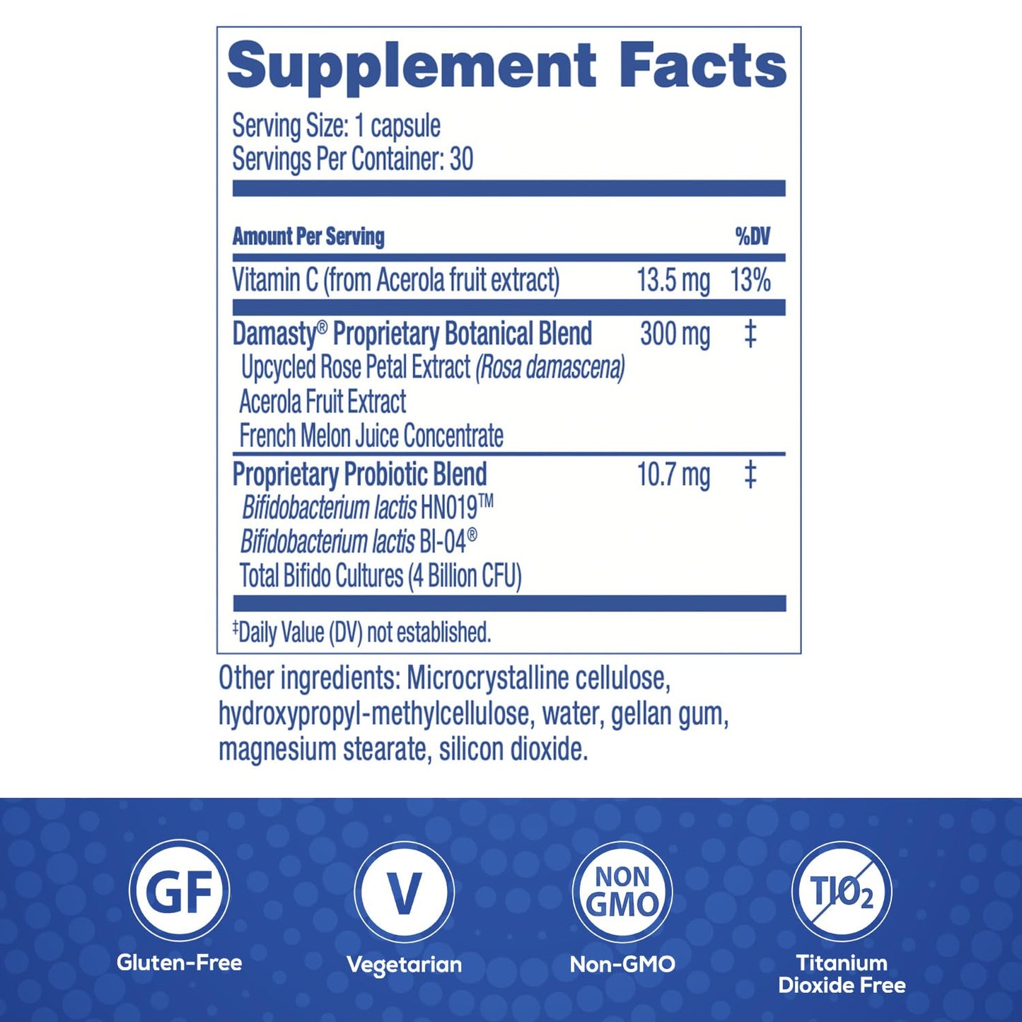 Florastor Digest + Skin Renew Probiotic Capsules, 30 Count