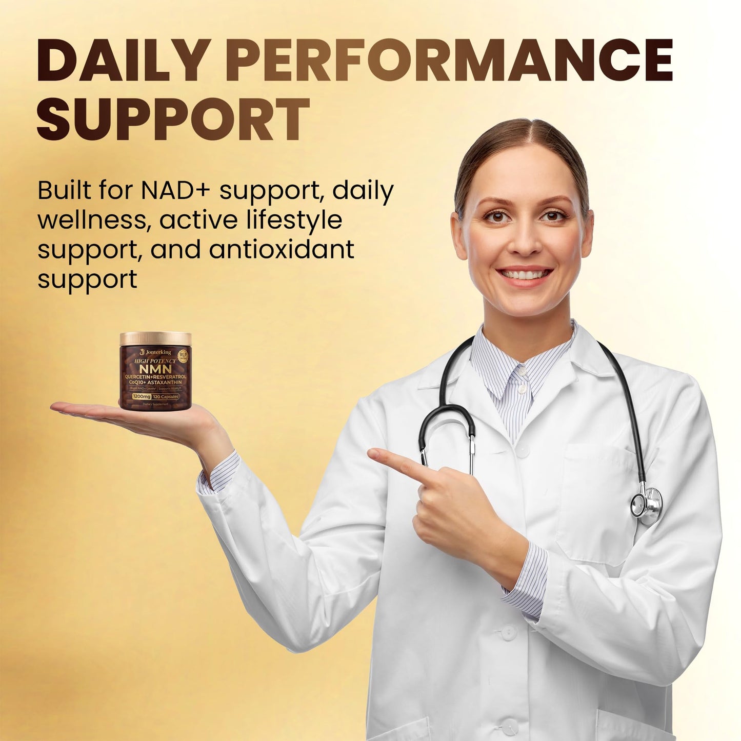 JonterKing NMN Supplement Capsule 120 Capsules