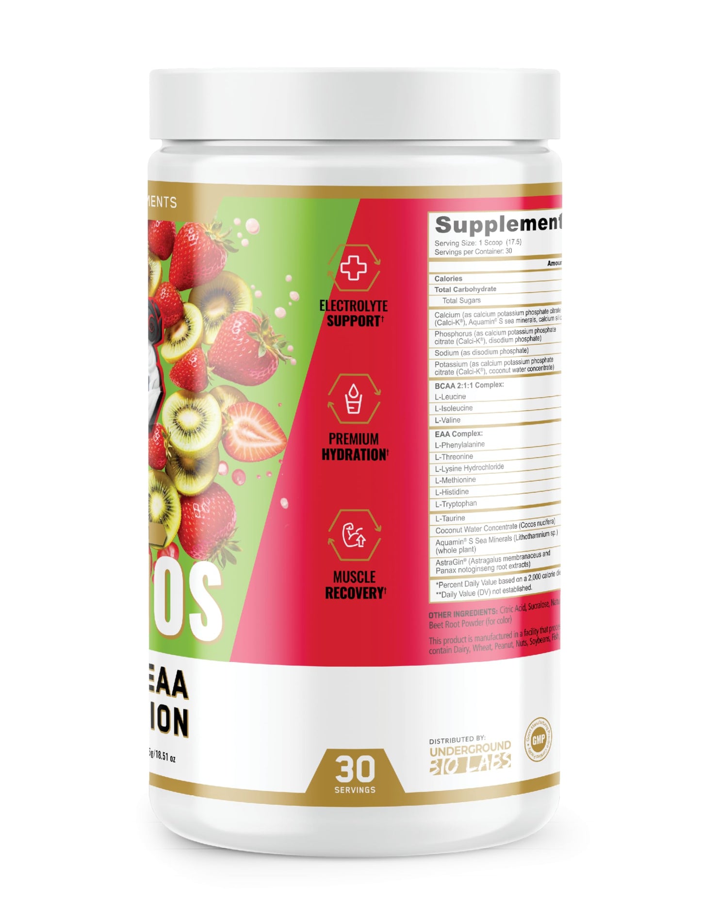 Underground Bio Labs Panda Supps Aminos Powder 13.75 oz