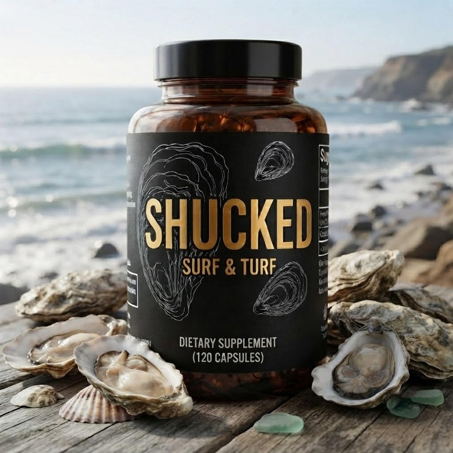 Pricyru Shucked Oyster Supplement Capsule 120 Count