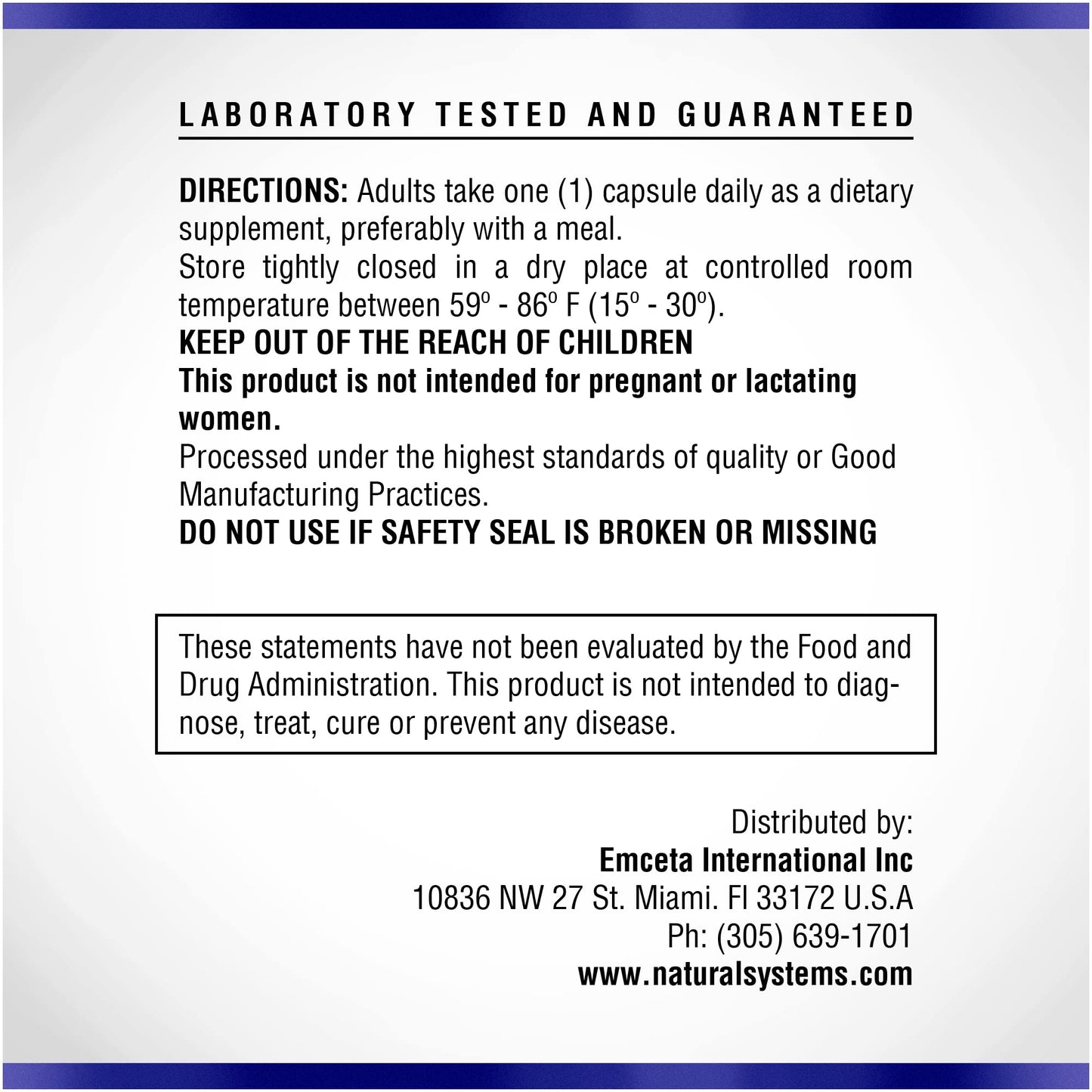 Natural Systems Naturasys Melatonin 3 mg + Vitamin B6 Supplement, 60 Capsules