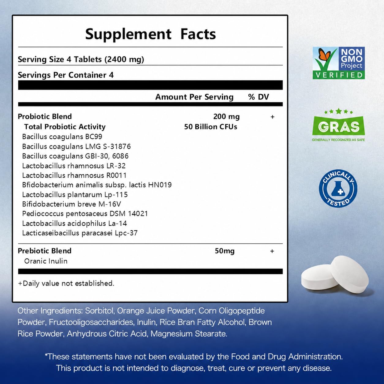 VerdantGlow Pre-Drink Supplement with 50 Billion CFUs 11-Strain Formula Chewable 1 Count – Hangover Support, Alcohol Metabolism Support, Morning-After Comfort & Next-Day Wellness