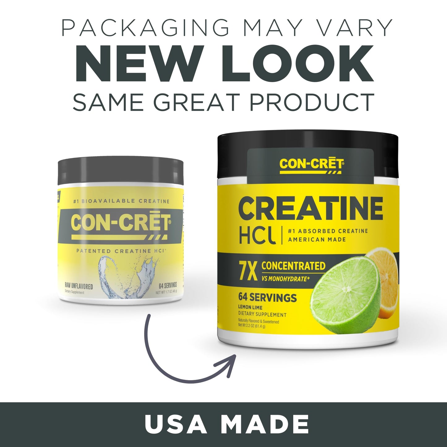 CON-CRET Creatine HCl Powder 64 Servings