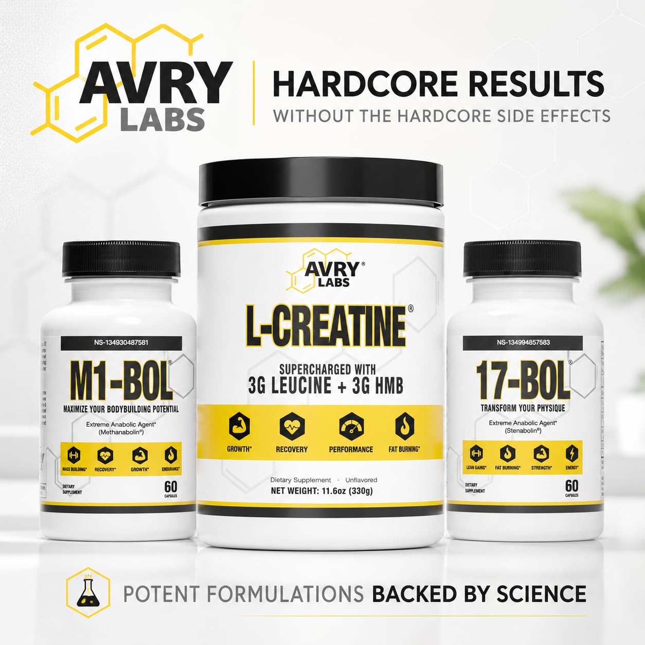 M1-BOL Extreme Anabolic Testosterone Booster with Turkesterone Capsules, 90 Count
