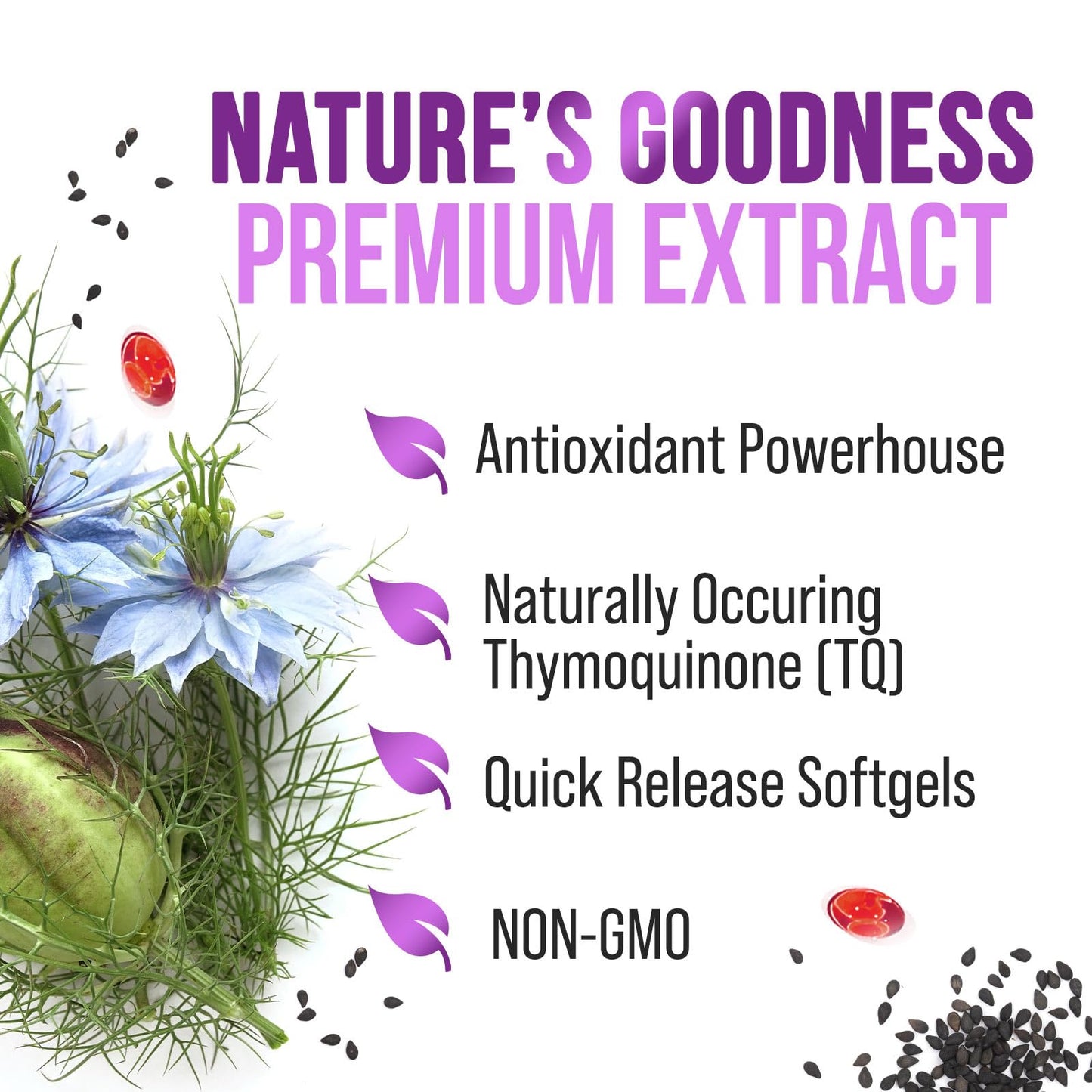 Nature's Strength Black Seed Oil Softgel 120 Softgels