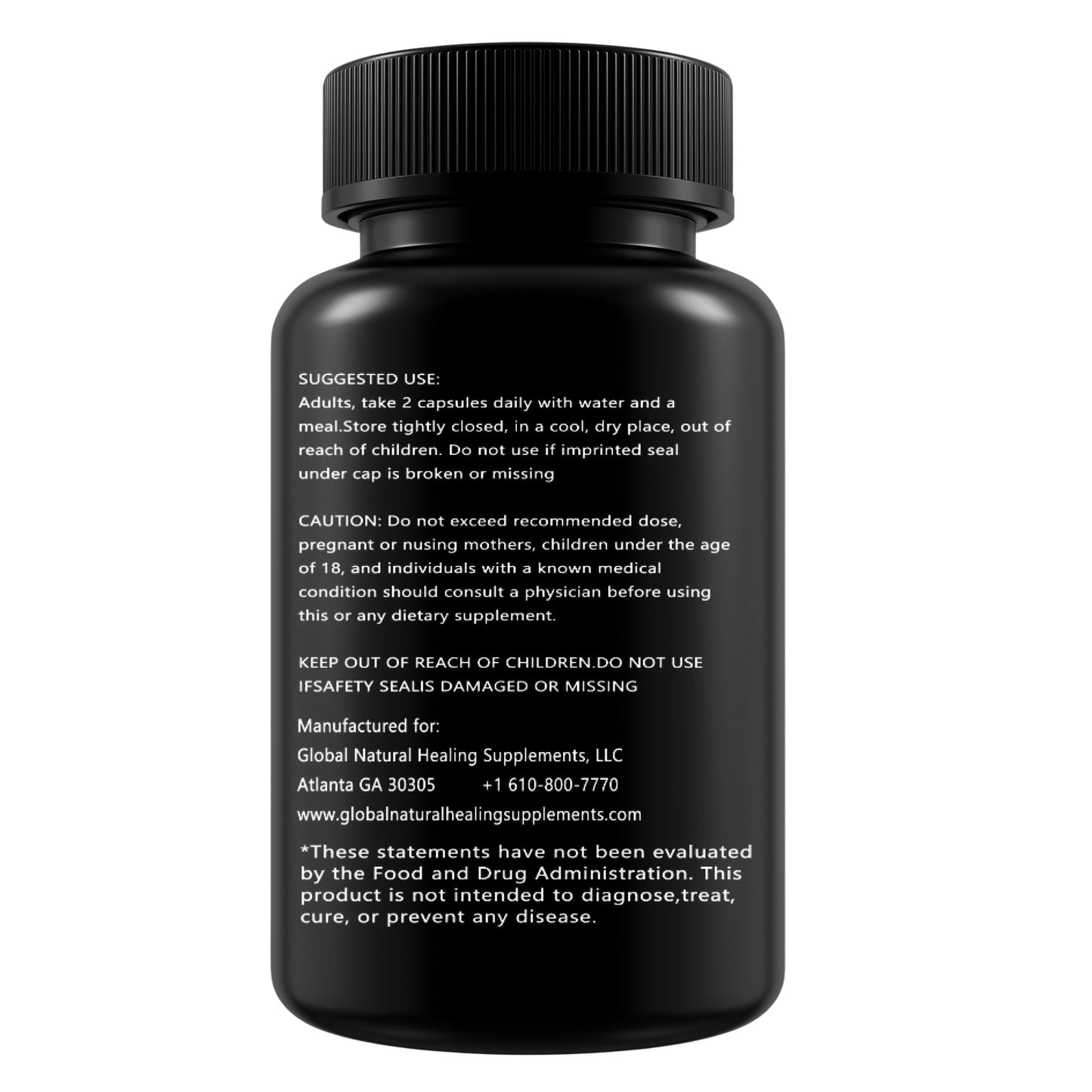 Global Natural Healing Supplements Stem Cell Supplements Renewal Blend 60 Capsules
