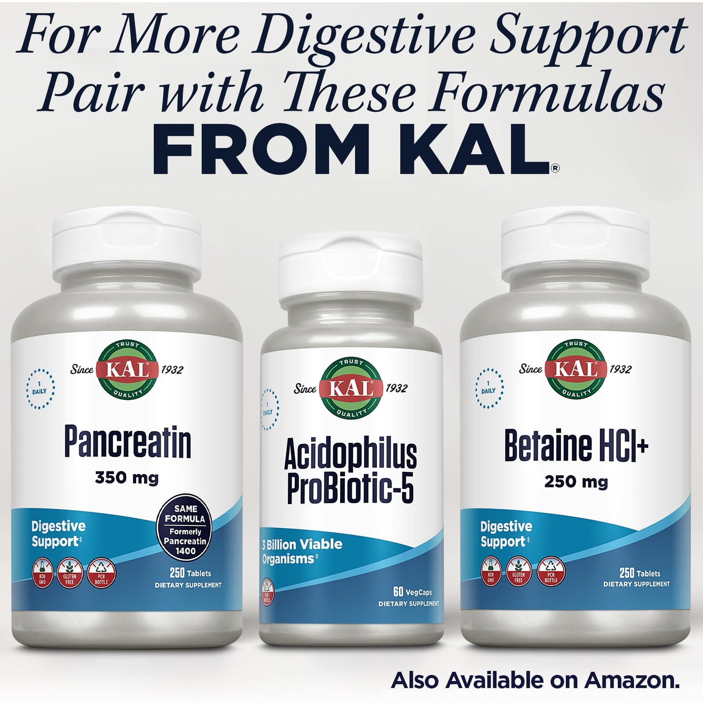 KAL Acidophilus Probiotic-5 Capsule, 60 Count