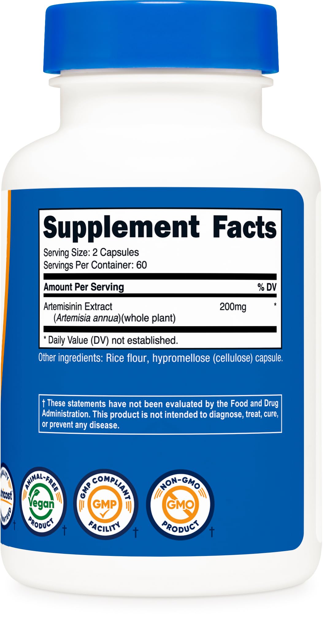 Nutricost Artemisinin 200mg Capsules, 120 Count