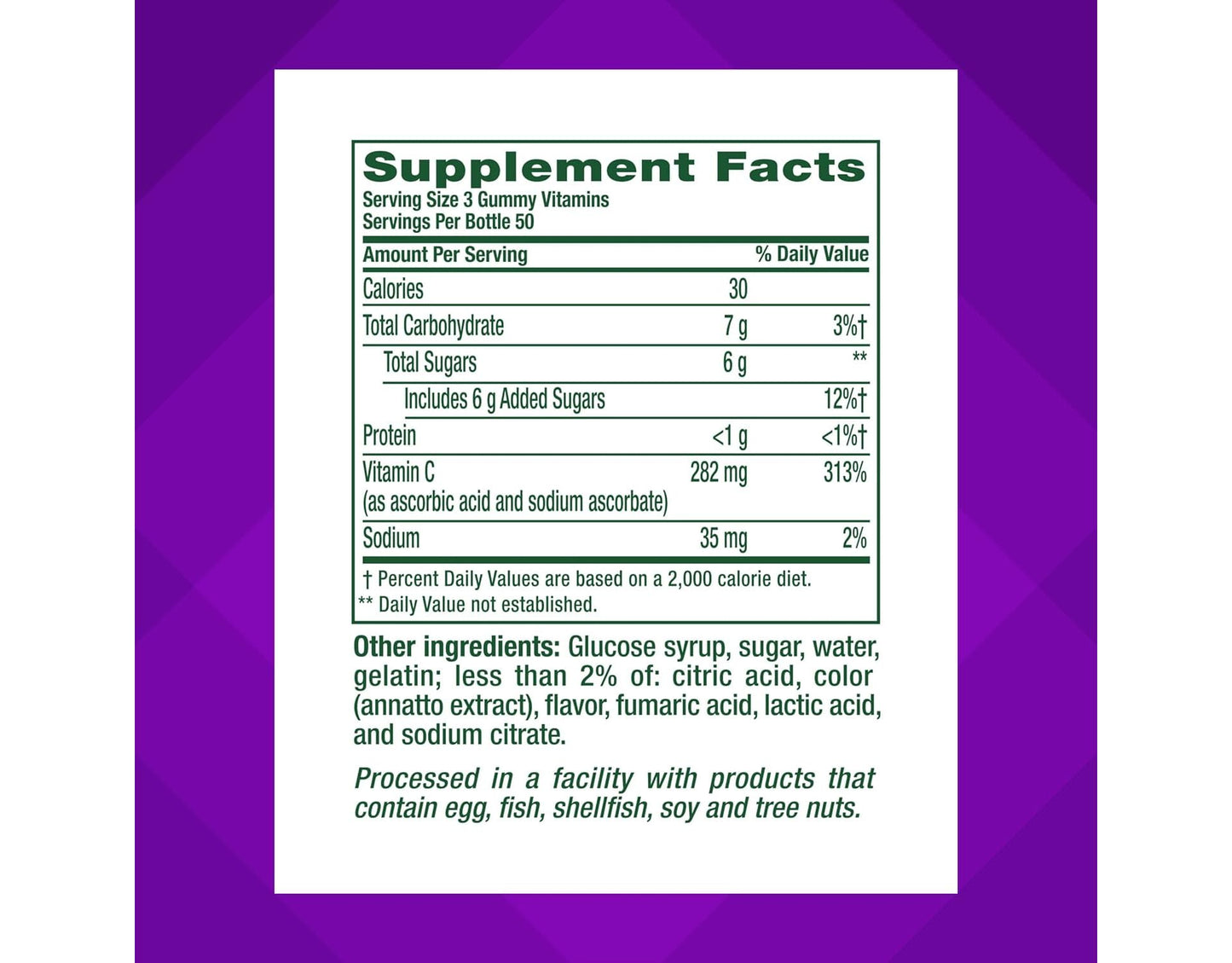 Vitafusion Power C Gummies 300 Gummies