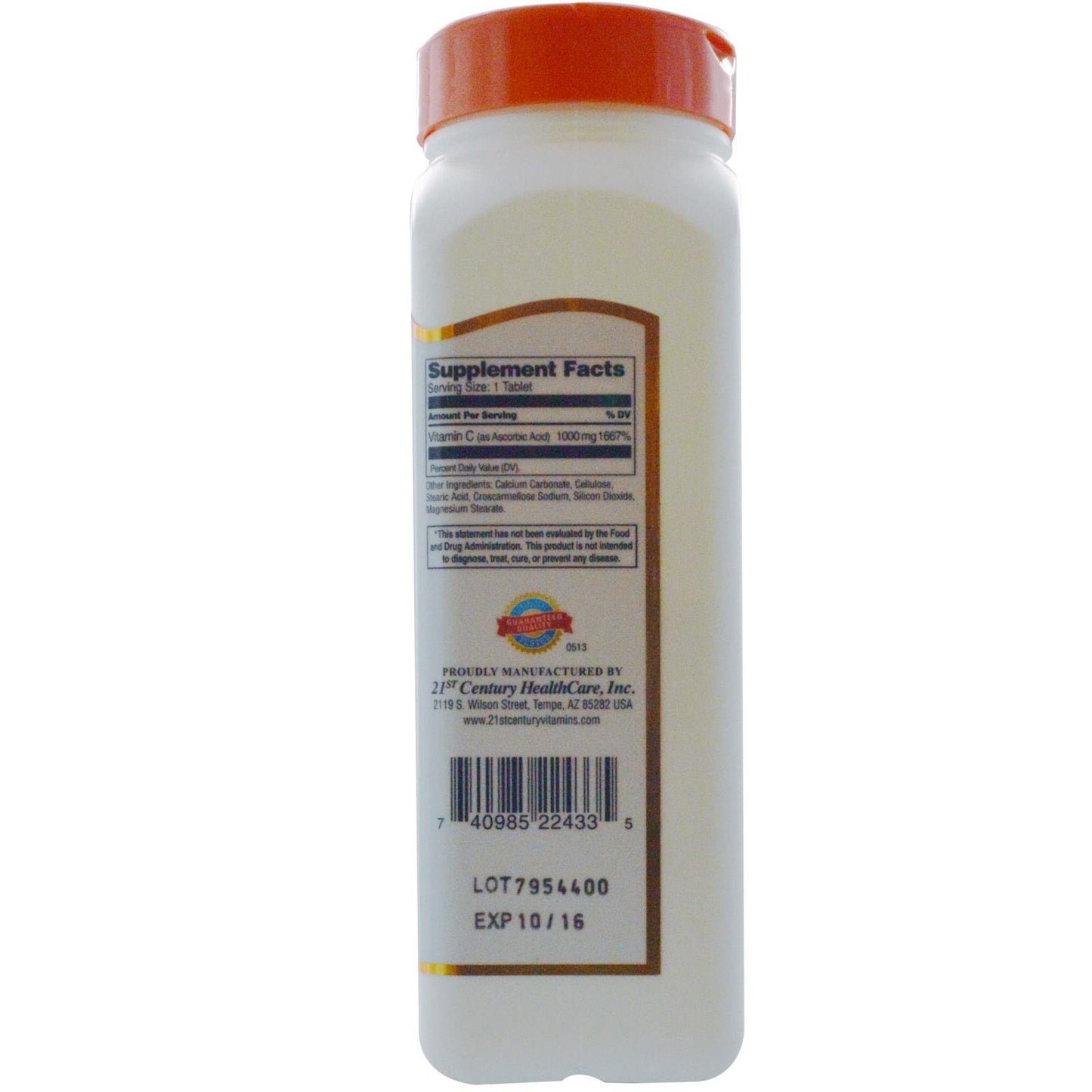 21st Century Vitamin C 1000 mg Tablet, 110 Count