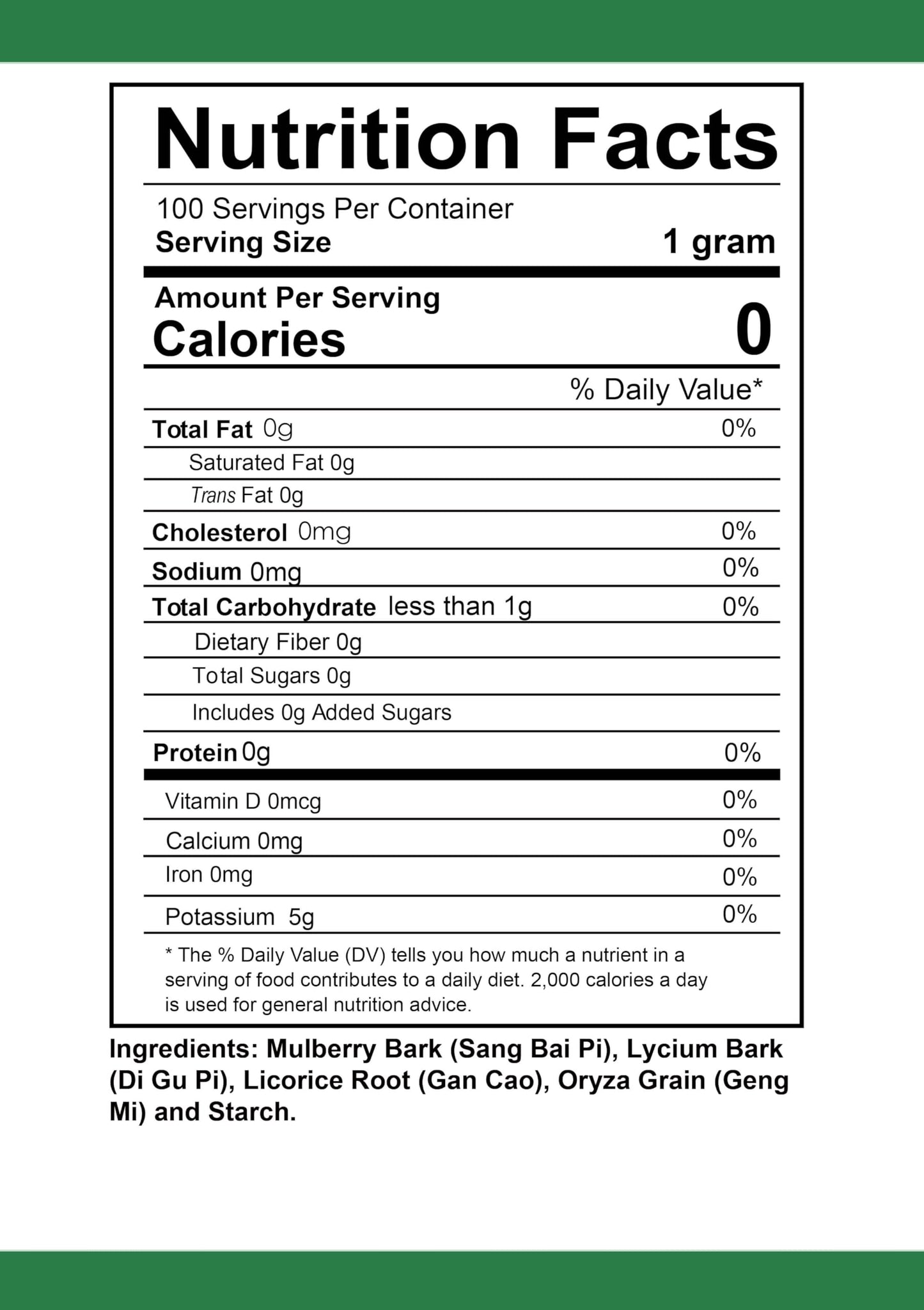 Health Herbal HH2268 Xie Bai San/Morus & Lycium Decoction Powder 3.53 oz