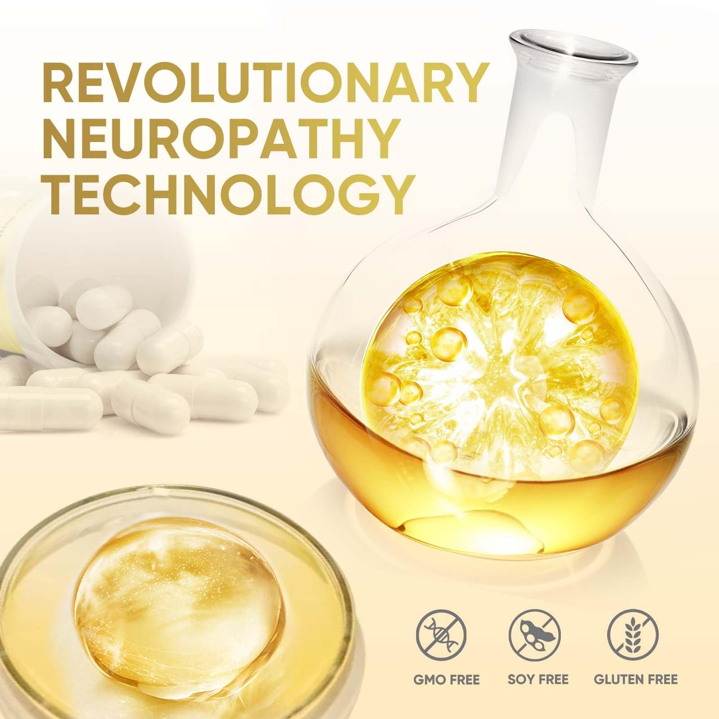 Life Nutrition Nerve Savior for Neuropathy 120 Capsules