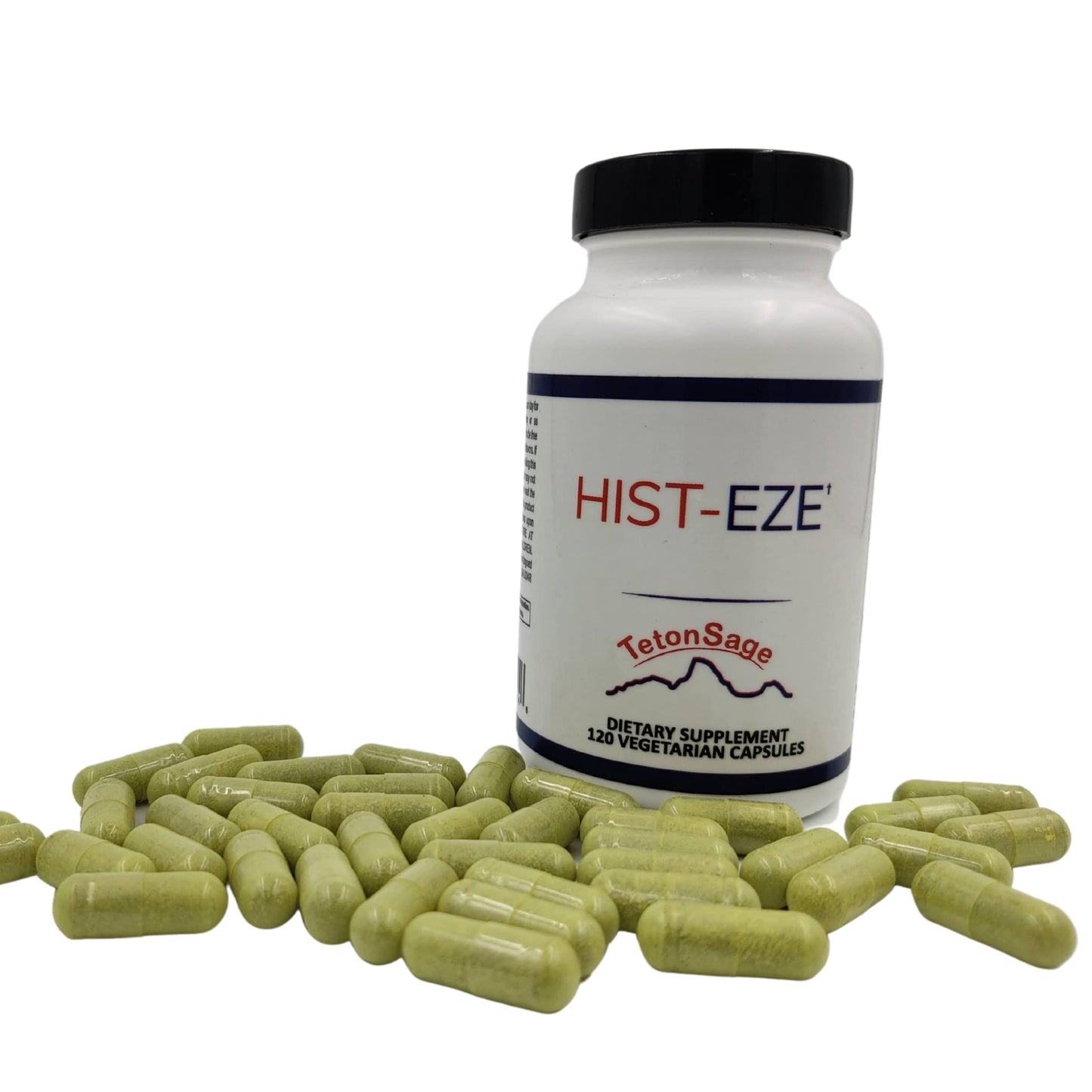 TetonSage Hist-eze Comprehensive Support - Vitamin C, Quercetin, Stinging Nettle & Bromelain, 1 Capsule