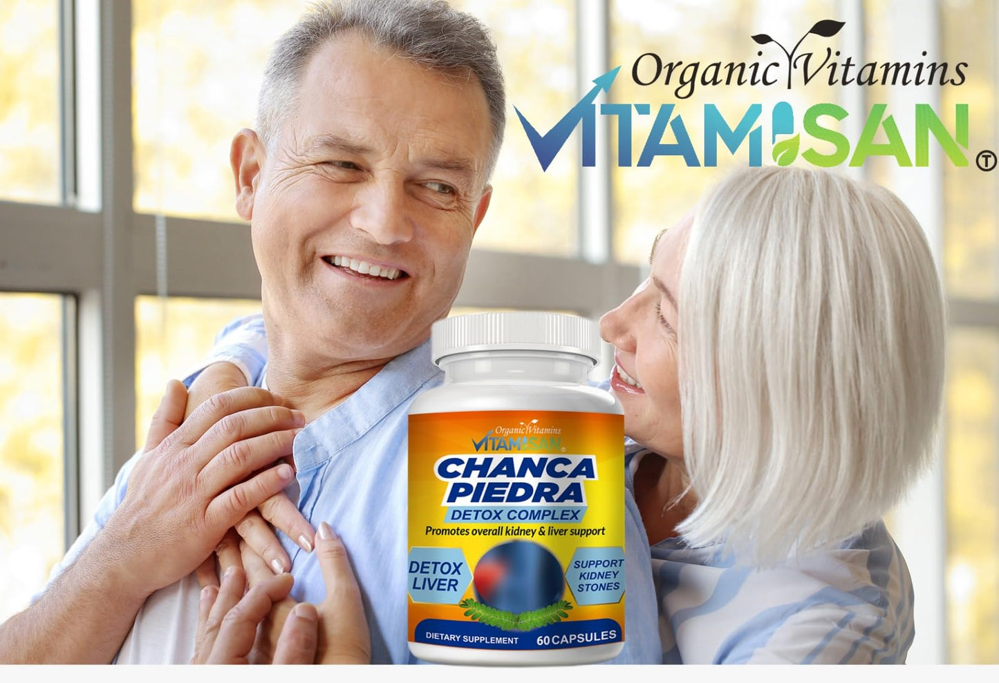 VITAMISAN Chanca Piedra Stone Breaker Extract 1000mg Capsules, 120 Count