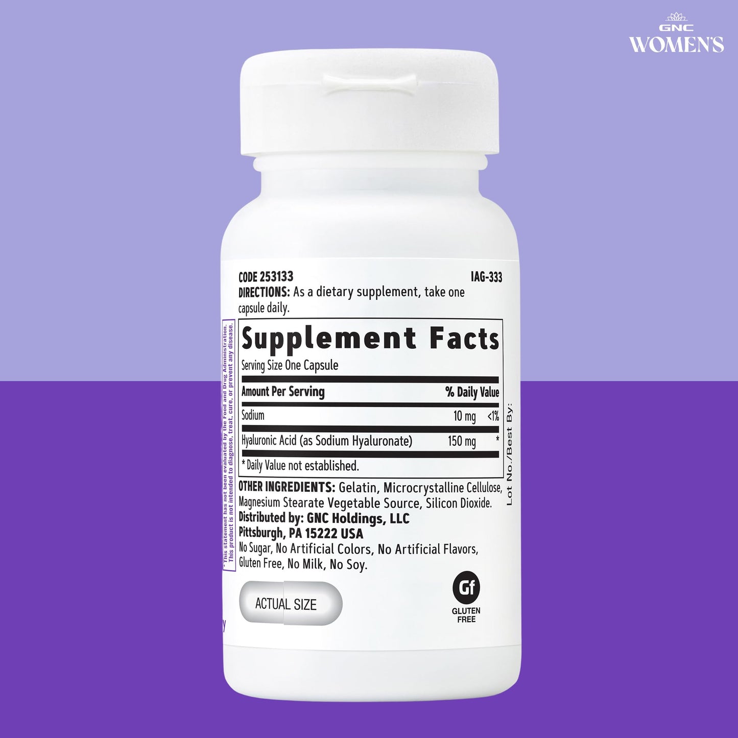 GNC Women's Hyaluronic Acid Capsule 30 Count