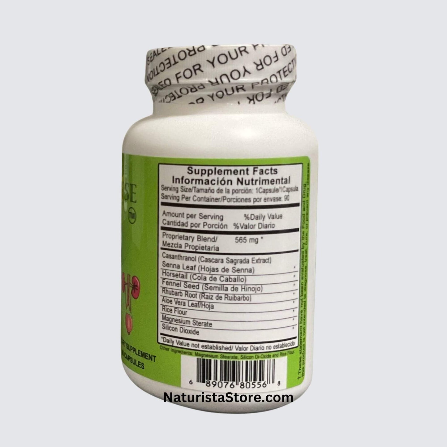 Generic Yerbas Finas Total Cleanse Detox Capsules, 90 Count