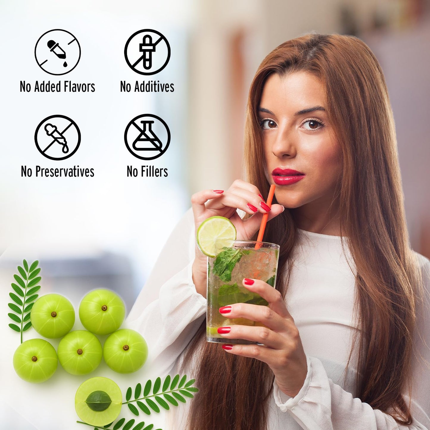 PureAyurbliss 100% Organic Amla Powder (Powder) 8 oz