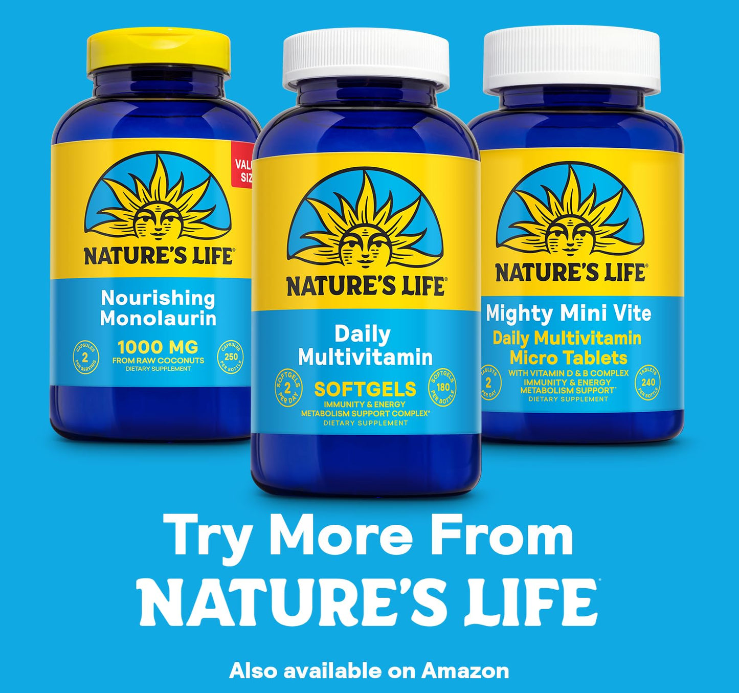 Nature's Life Softgel Multiple 180 Softgels