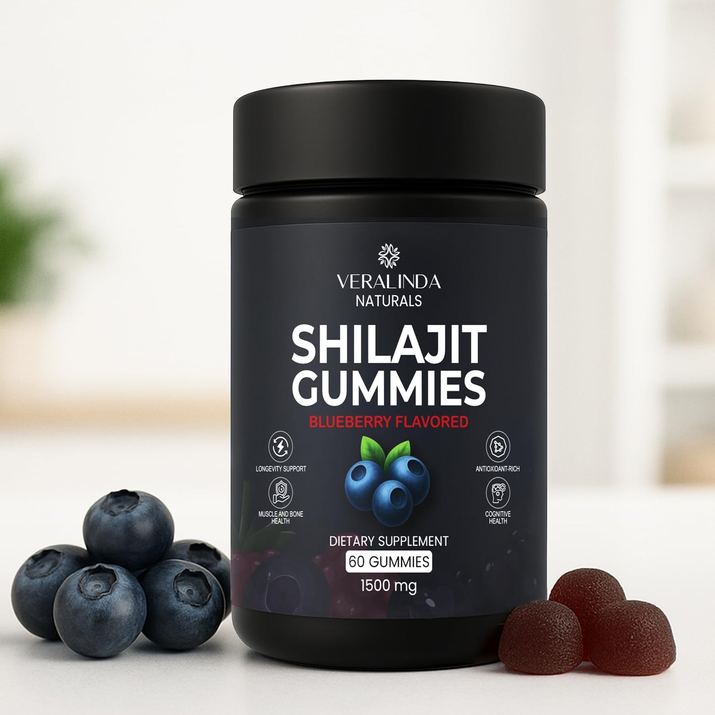 Veralinda Naturals Shilajit Gummies 60 Gummies
