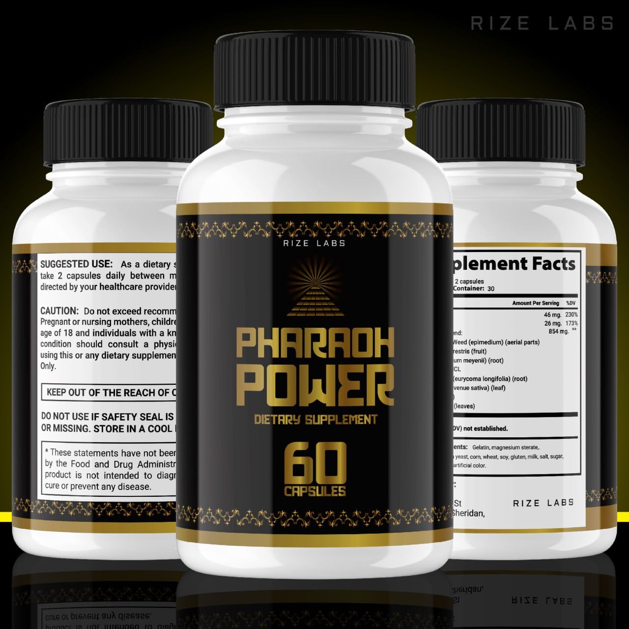 Rize Labs Pharaoh Power Capsules 120