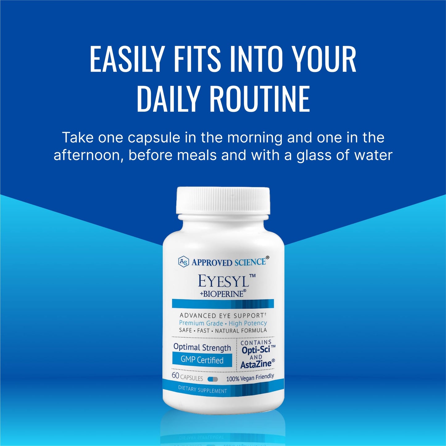 Approved Science EyeSyl Eye Support Supplement 60 Capsules