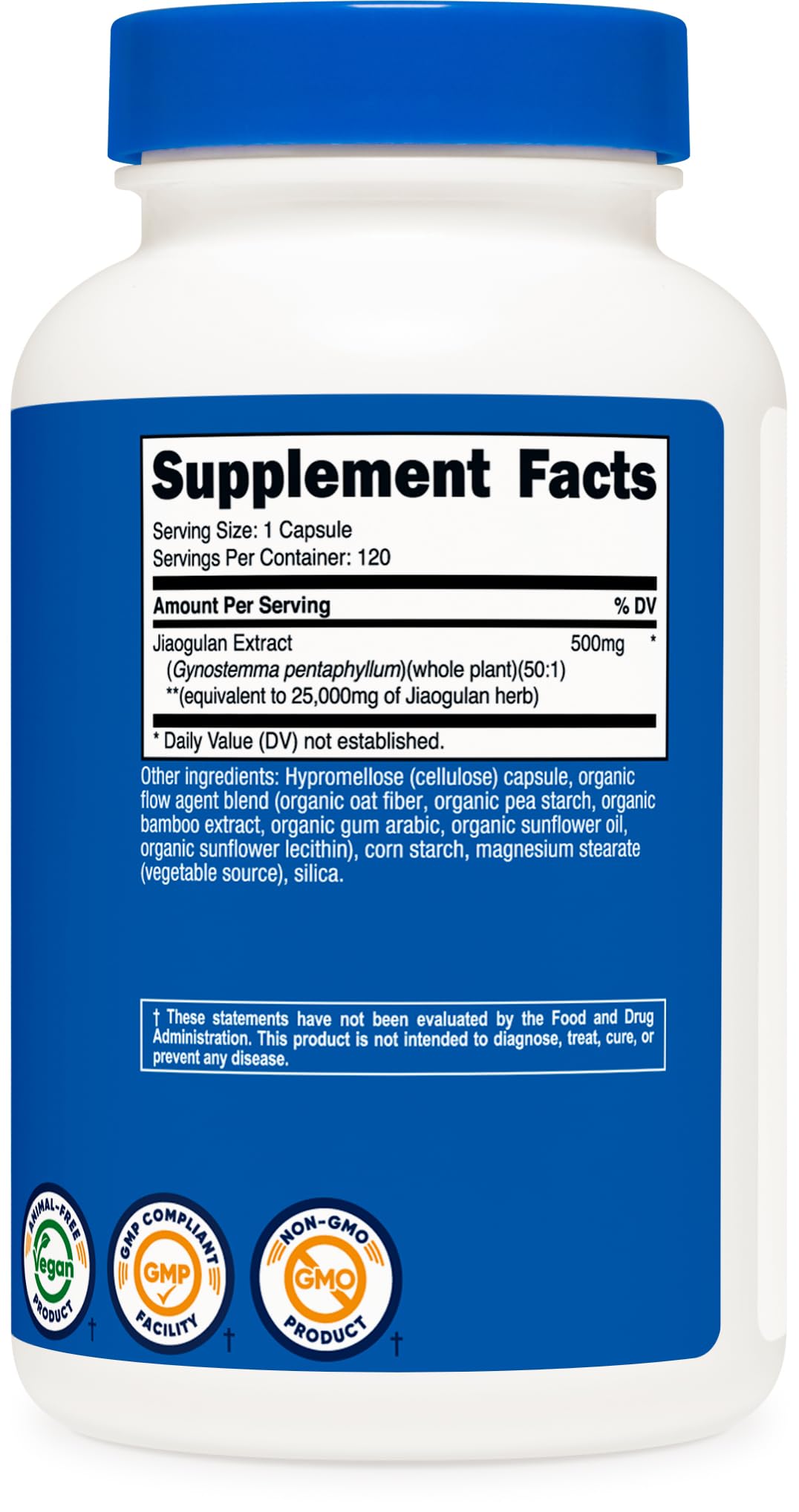 Nutricost Jiaogulan Extract Capsules 120