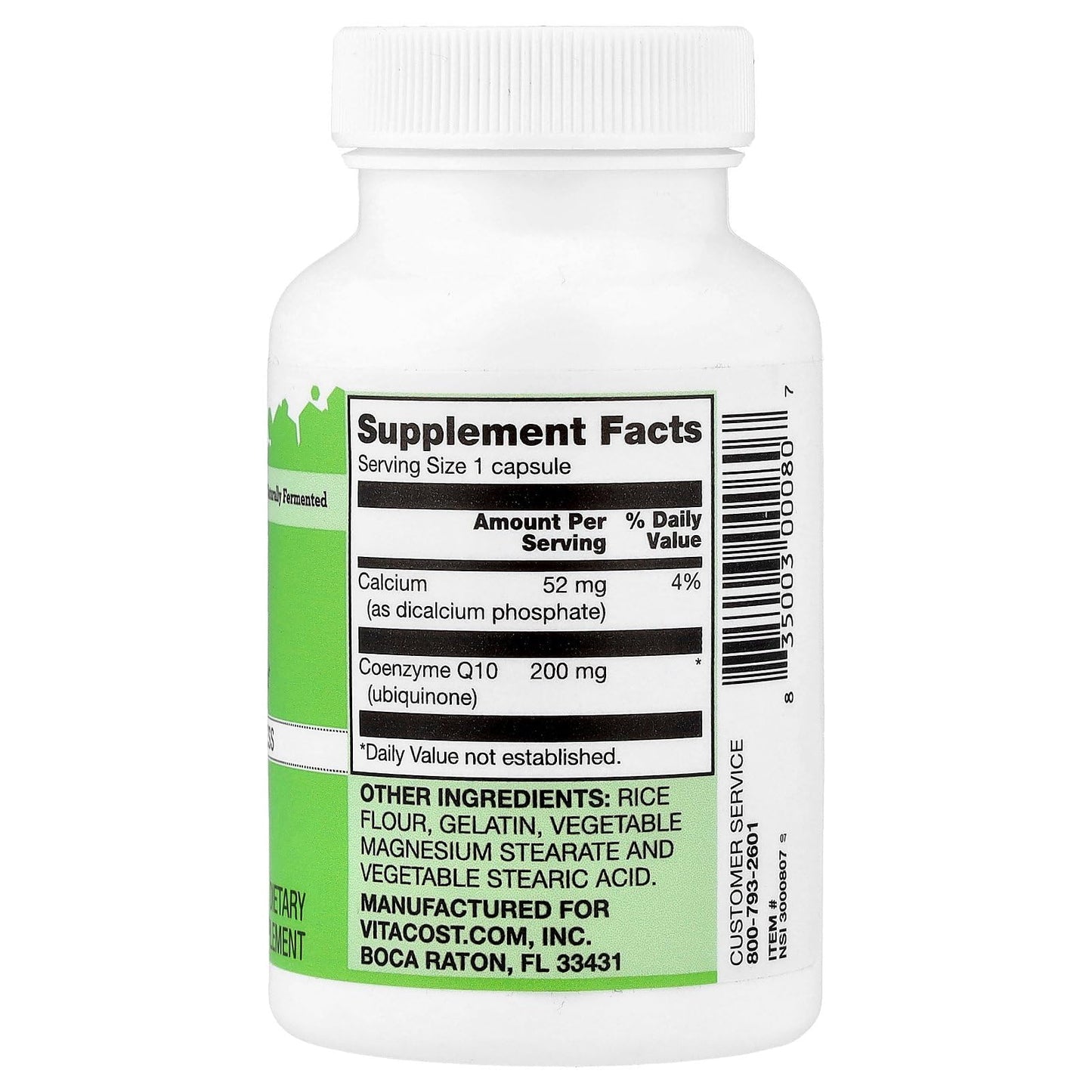 Vitacost CoQ10 200 mg, 60 Capsules