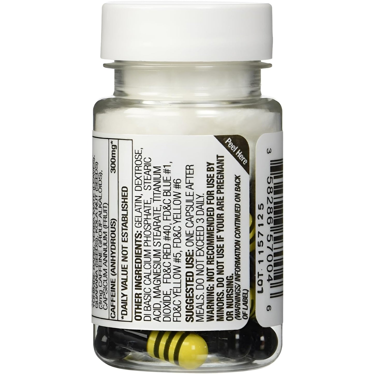 Generic Stacker 2 Yellow Hornet Herbal Dietary Supplement Capsules 120 Count