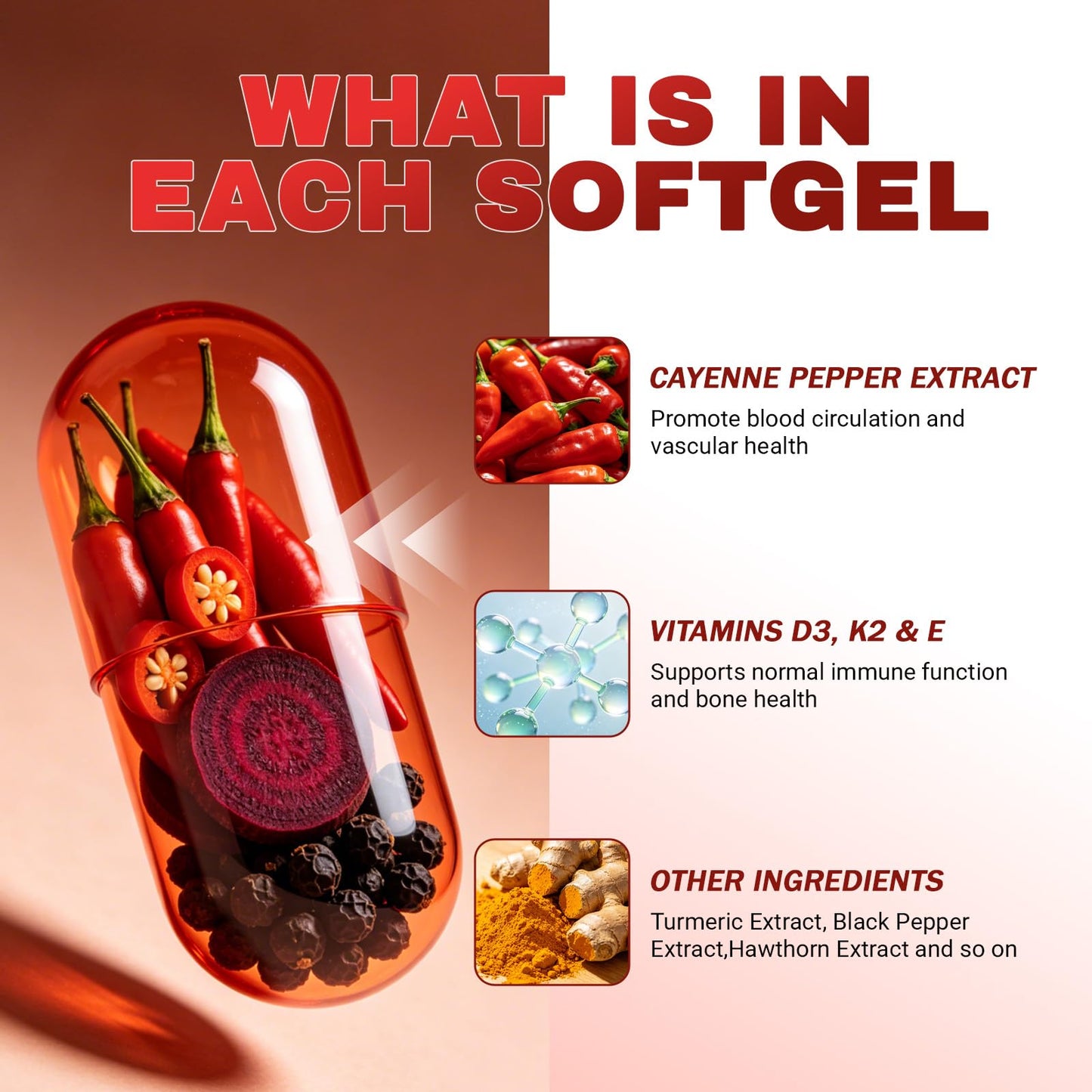OFHOFH Aurivita Capsaicin Power - Cayenne Pepper Softgel, 240 Count