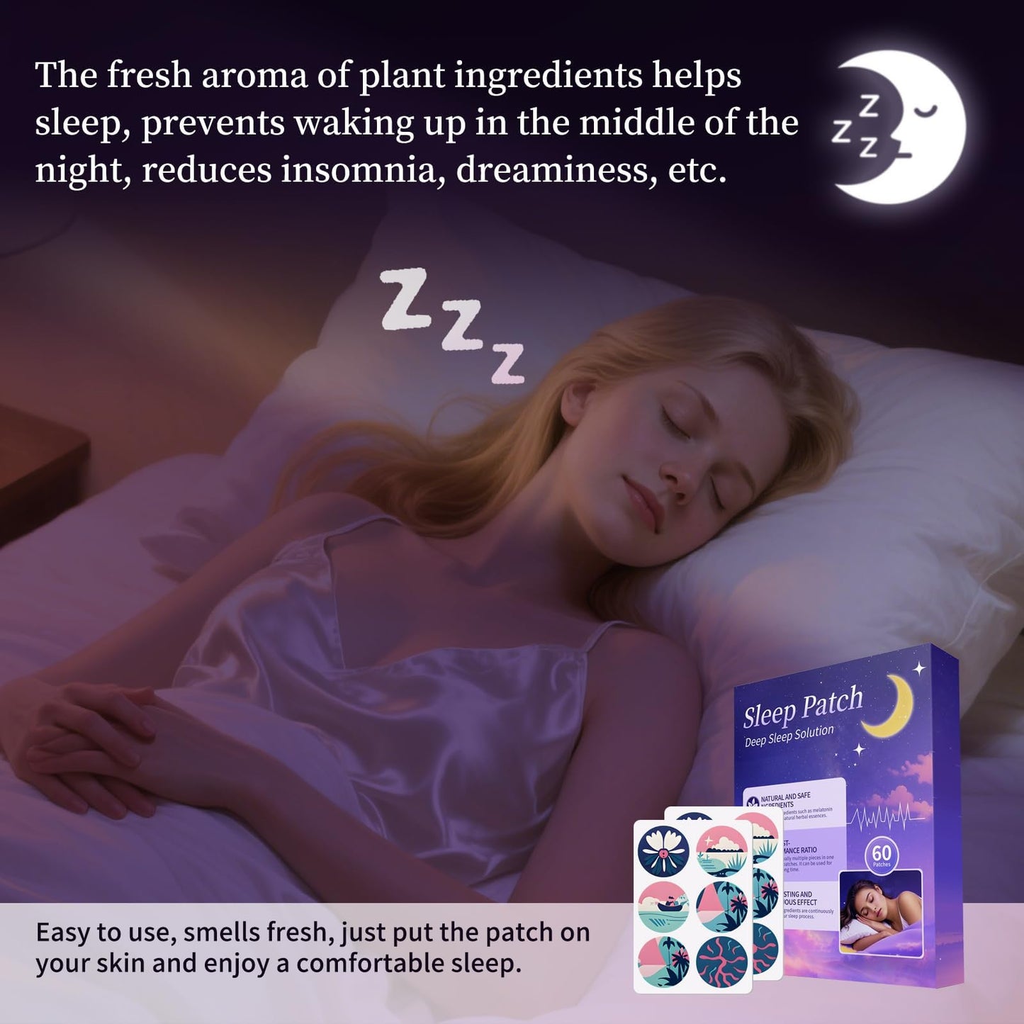 Gethorey Sleep Patches for Adults 60 Tablets