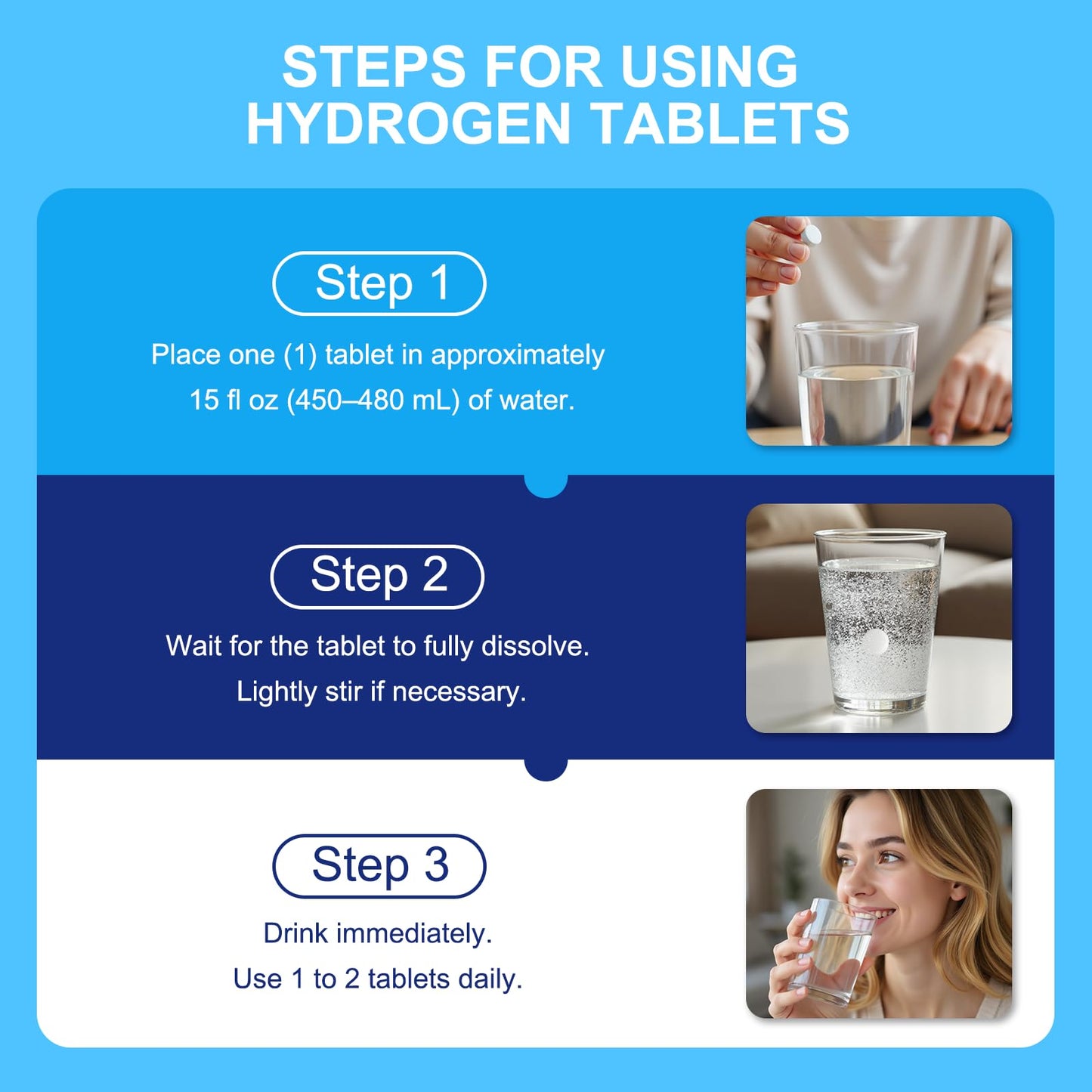 iNatprime Molecular H2 Hydrogen Water Tablet, 90 Tablets