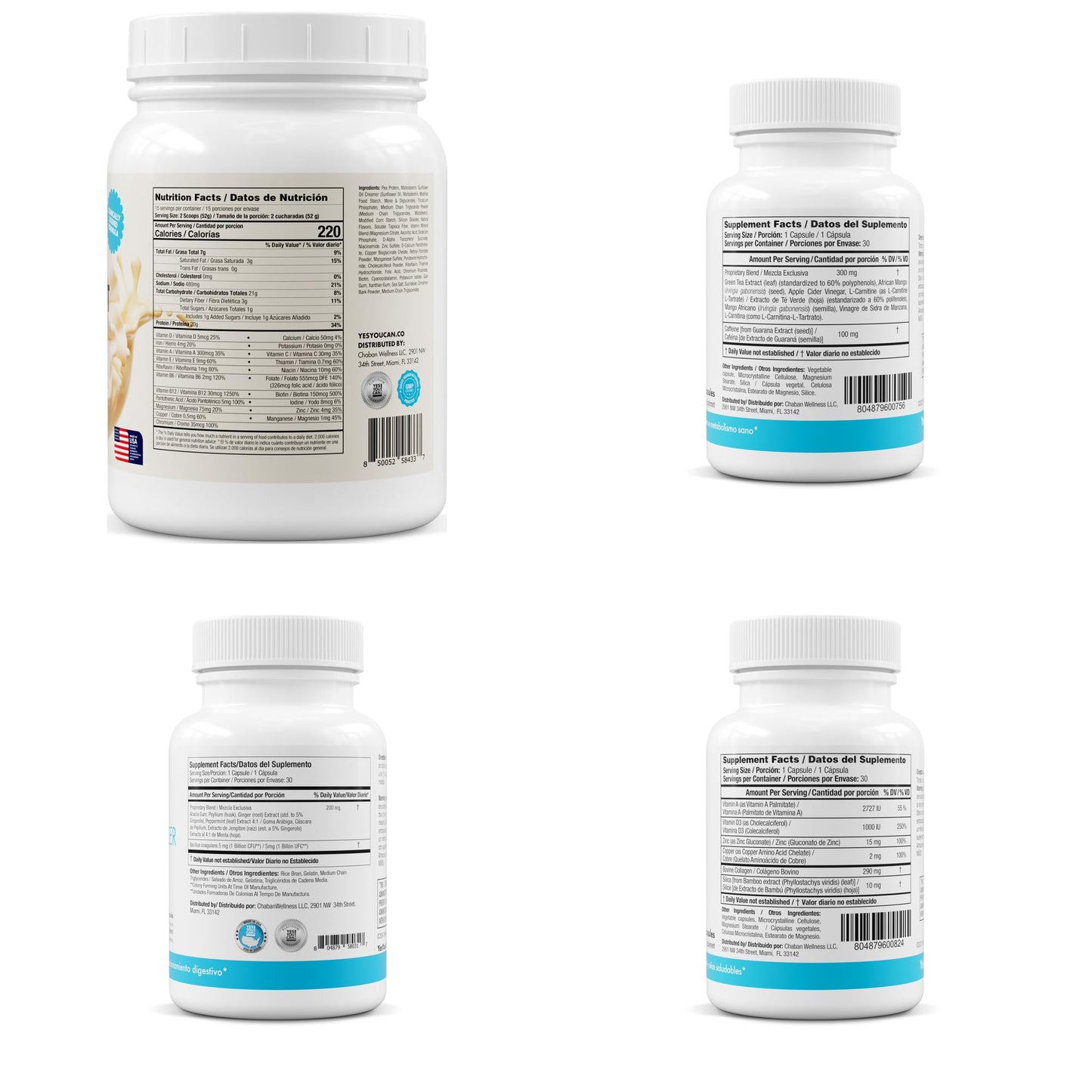 Yes You Can! Transformation Kit Powder 0.71 oz Vanilla