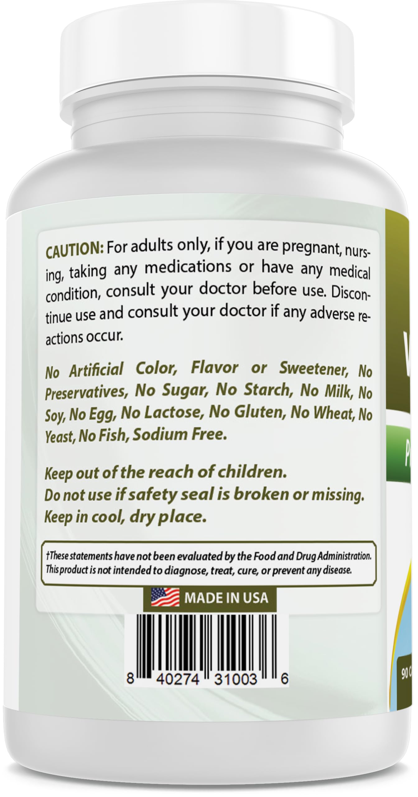 Best Naturals Vinpocetine 30 mg Capsules, 90 Count