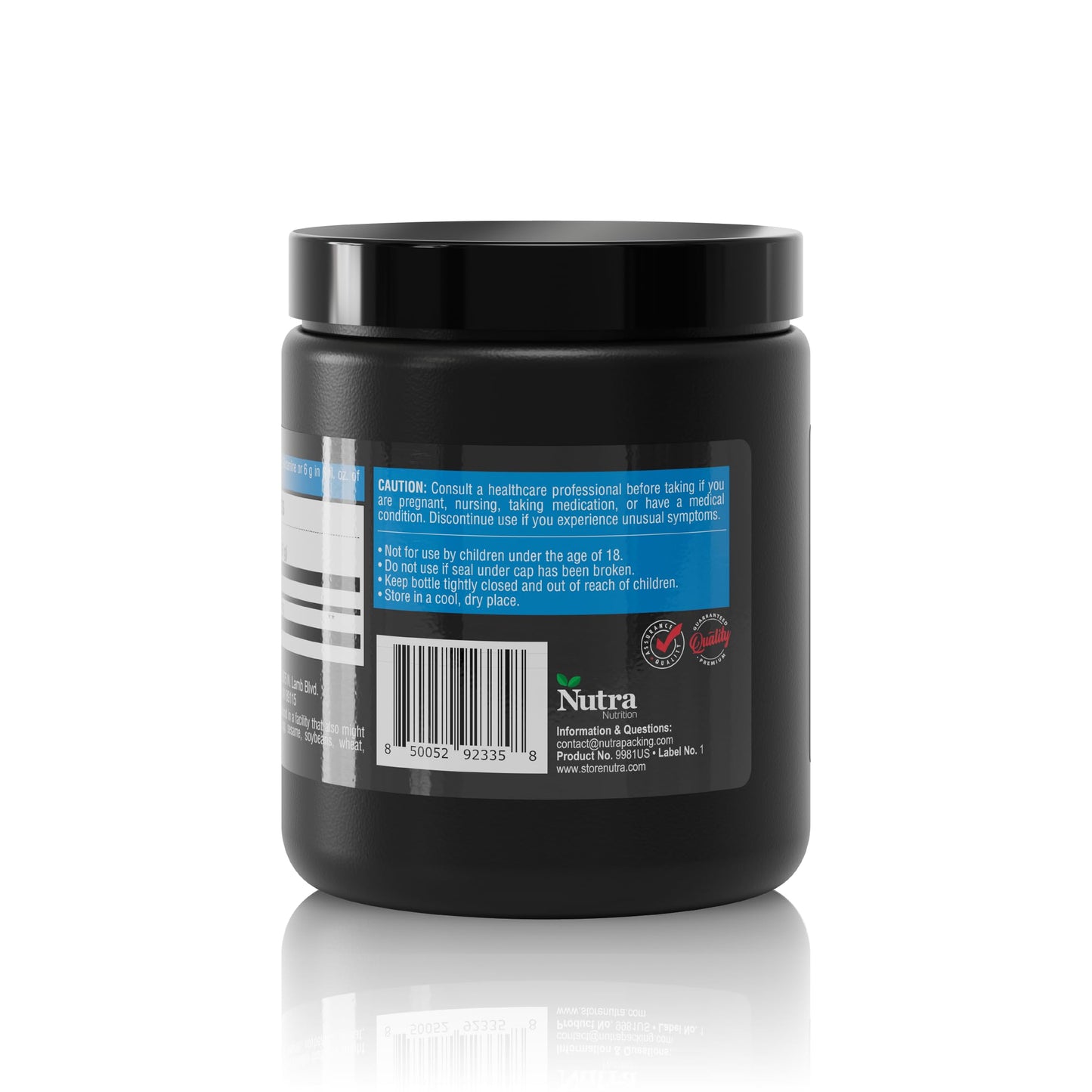 HEALTHY SPORTS L-Glutamine Powder 6000mg Recovery Gut Health 40 Servings, 1 Ounce