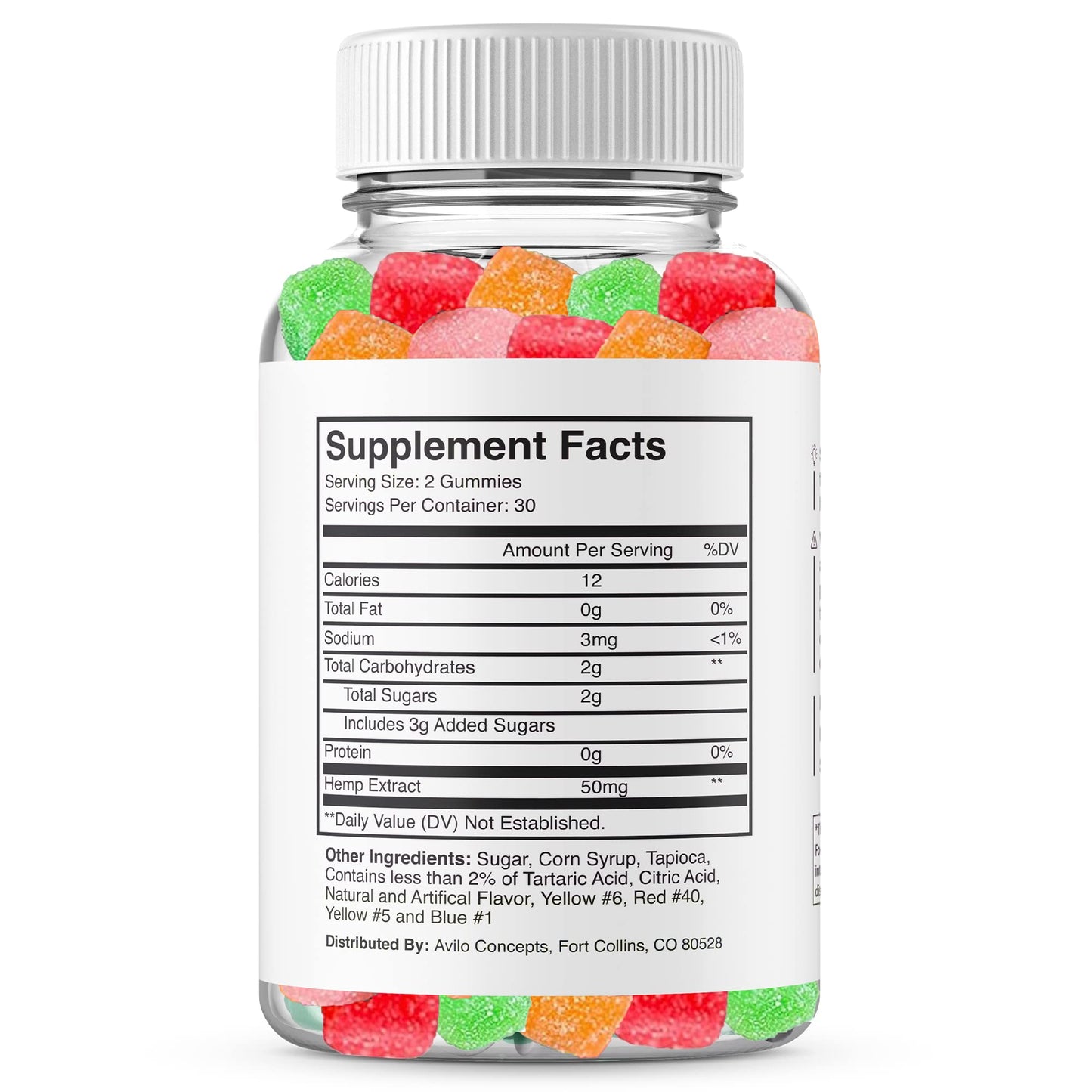 Purvia Total Hemp Gummies Maximum Strength Formula, Gummy, 60 Count