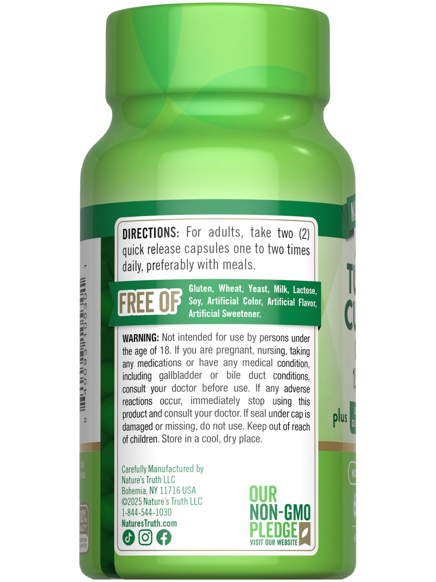 Nature's Truth Turmeric Curcumin 60 Capsules