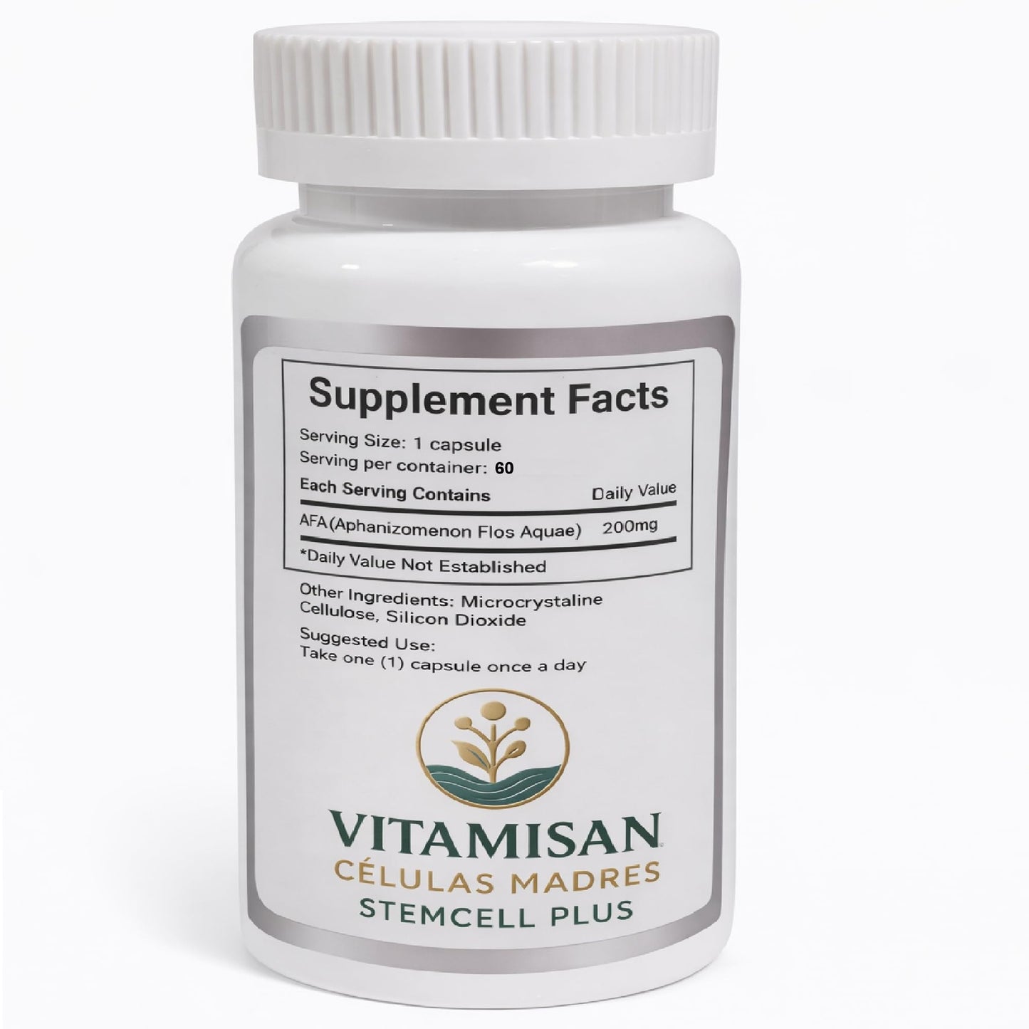 VITAMISAN CELULAS MADRES Celulas Madres Stem Cell Enhancer Capsule, 60 Count