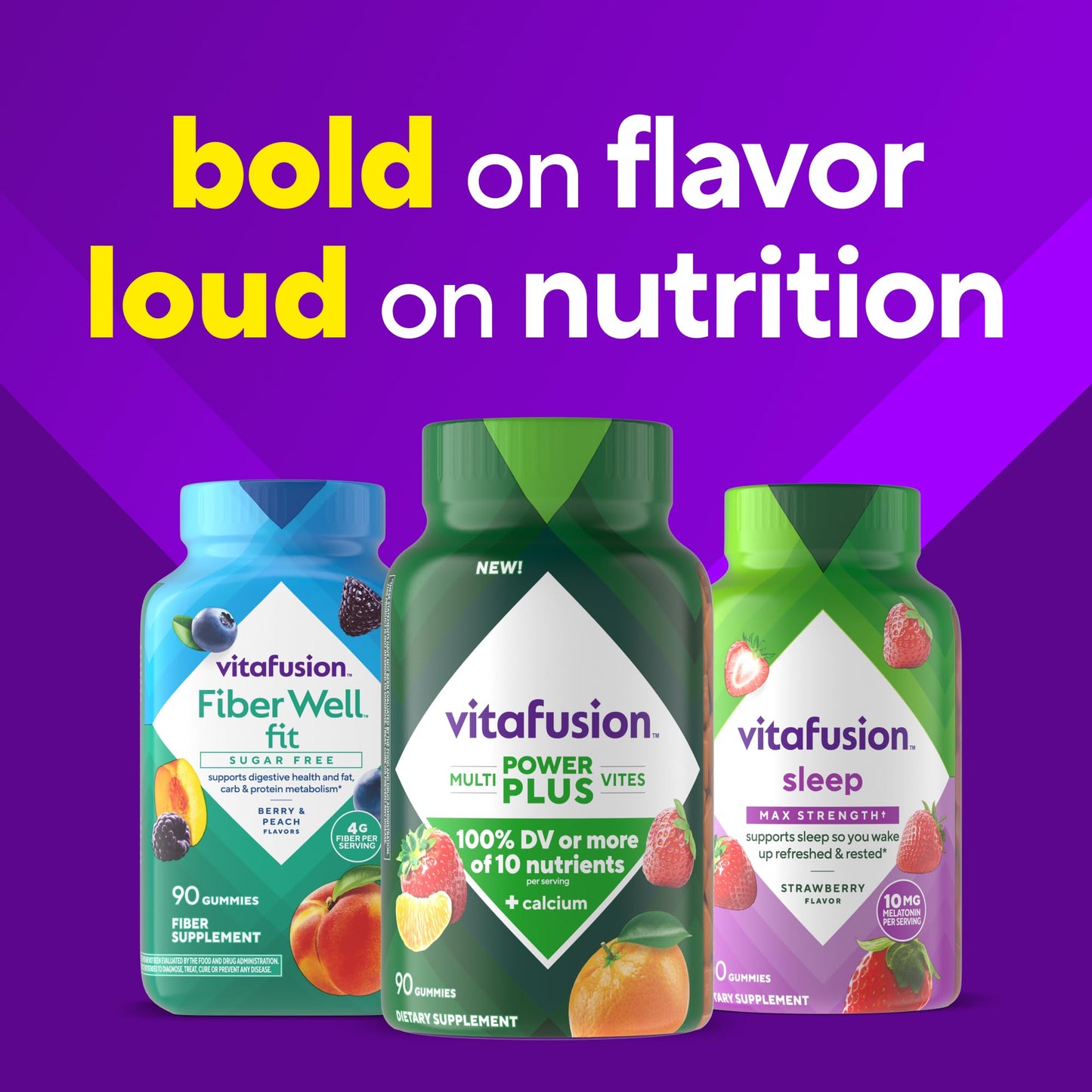 Vitafusion Power+ Multivites Gummy 90 Count