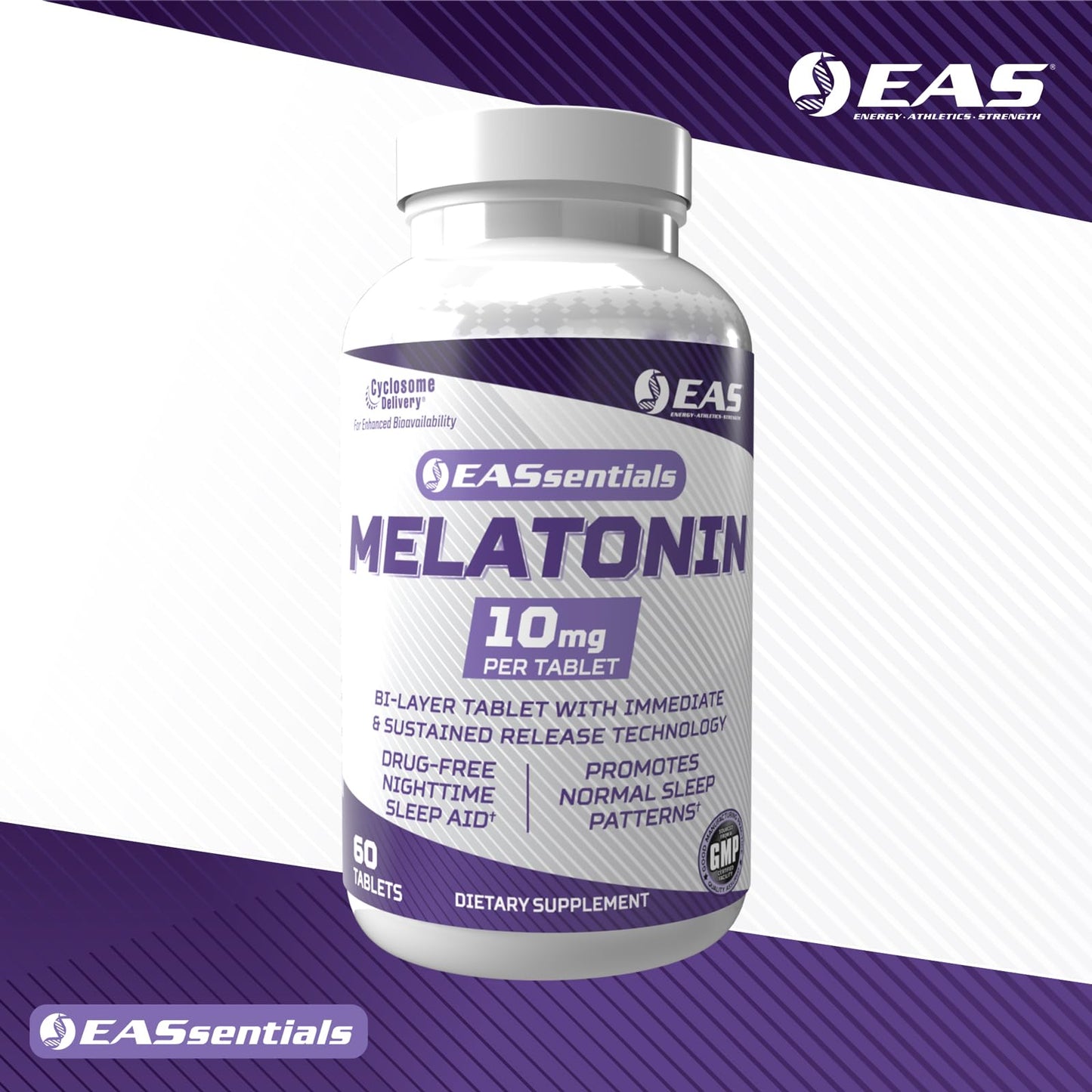 Experimental and Applied Sciences Melatonin 10mg Tablet 60 Tablets