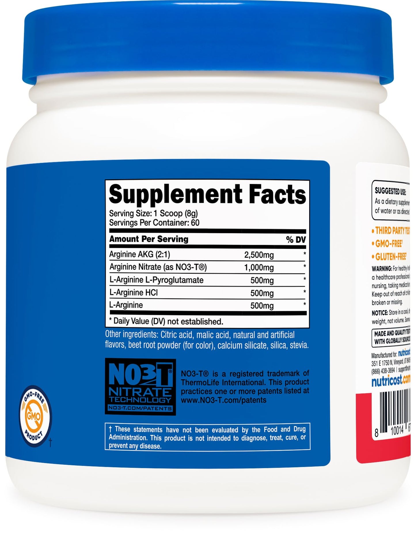 Nutricost L-Arginine Complex Powder 16.7 oz