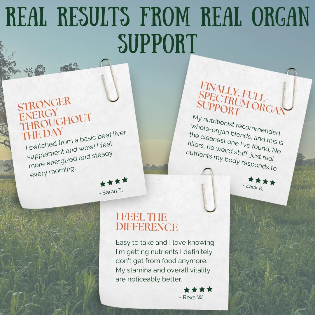 EarthFirst Organic Beef Liver+ Capsule 90 Count