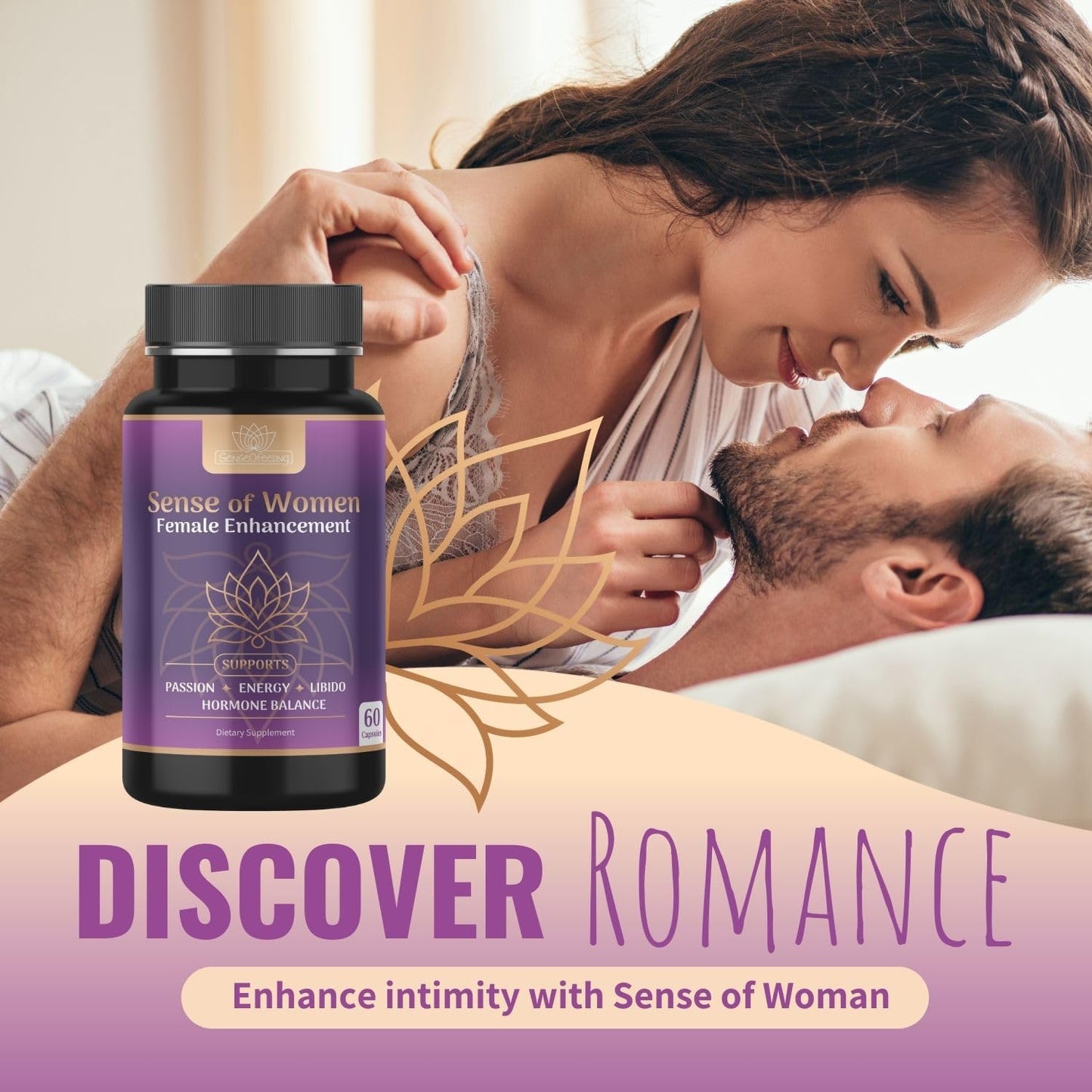 senseOfeeling Sense of Women Natural Female Enhancement Pills 60 Capsules